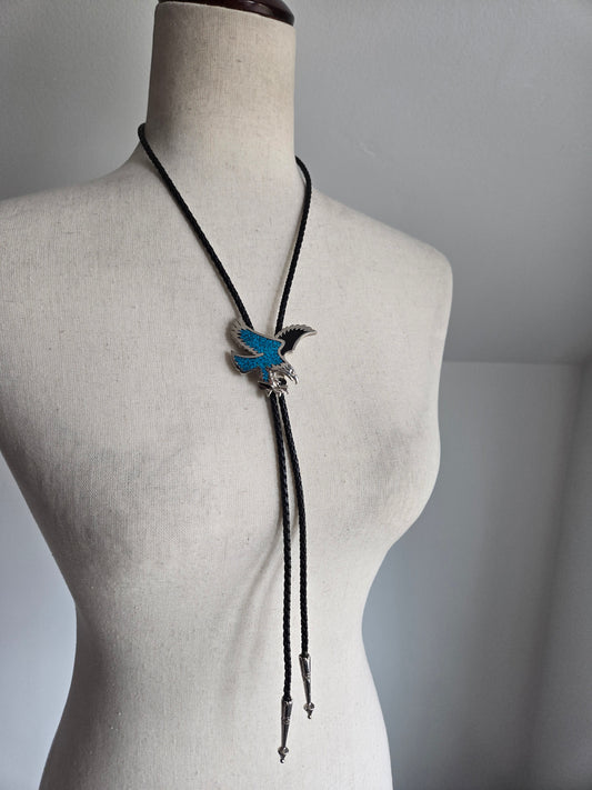1989 Eagle Inlay Bolo Tie