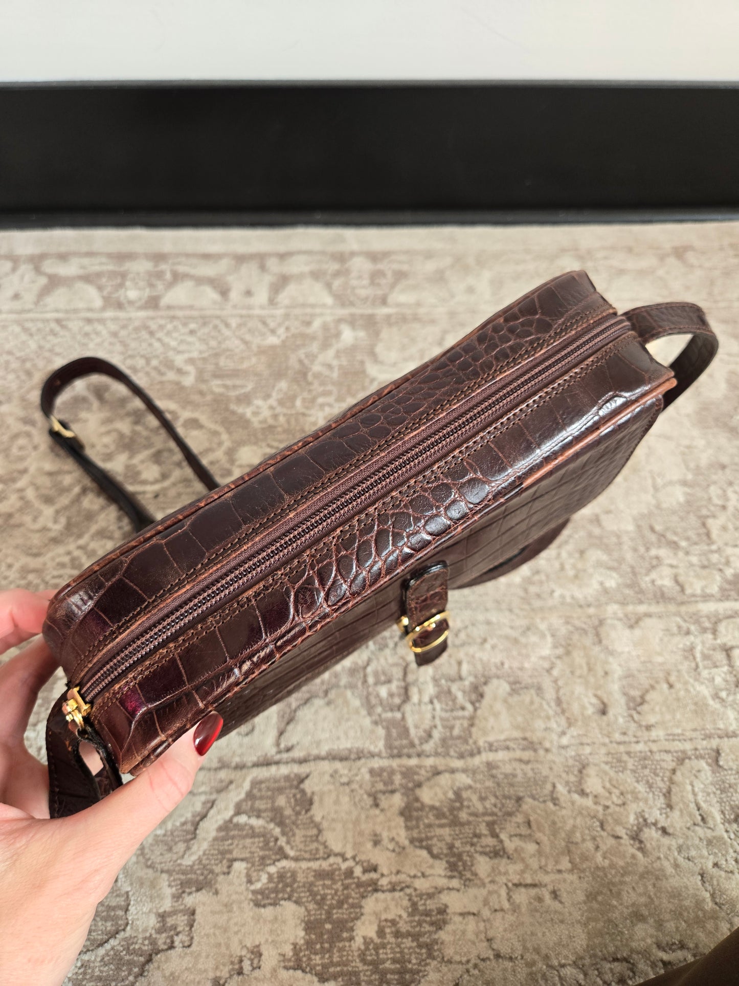 Vintage Italian Leather Crossbody