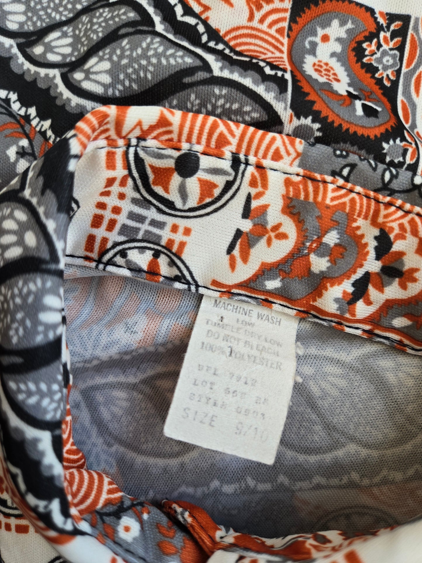 Vintage 1970s Duck Pond Novelty Print Top - XS/S