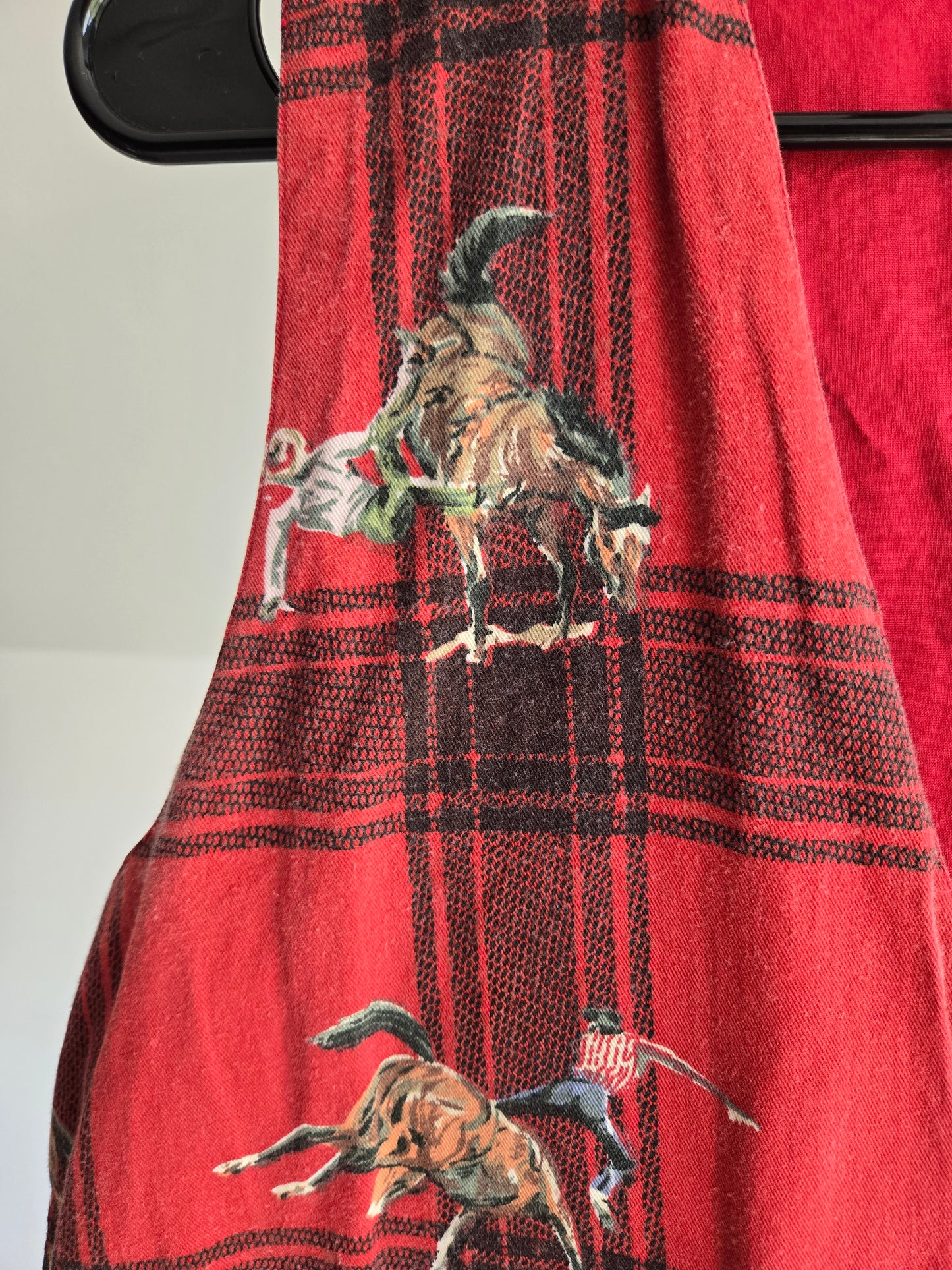 Atlast Vintage Cotton Cowboy Print Vest - Small