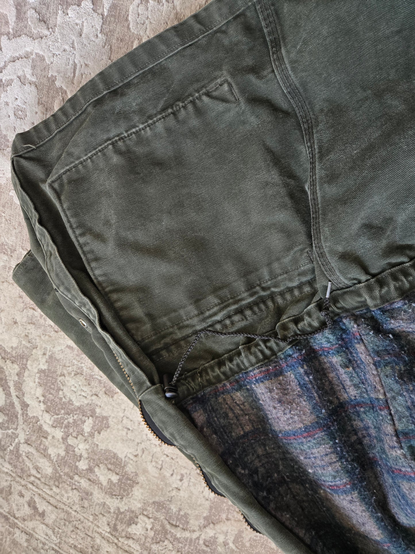 True 1980s Vintage Worn in Carhartt Workwear Coat - medium