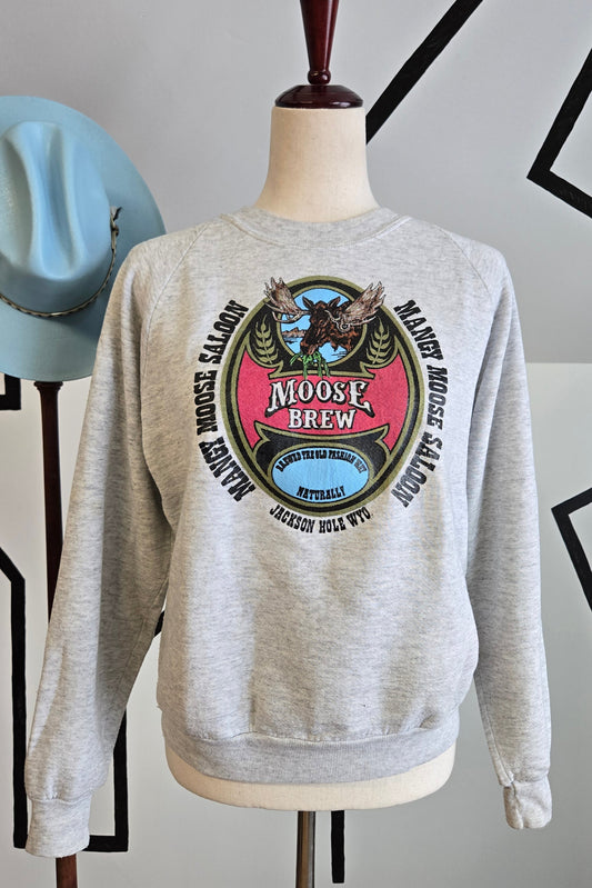 Vintage Mangy Moose Saloon Moose Brew Crew from Jackson Hole, WY - small