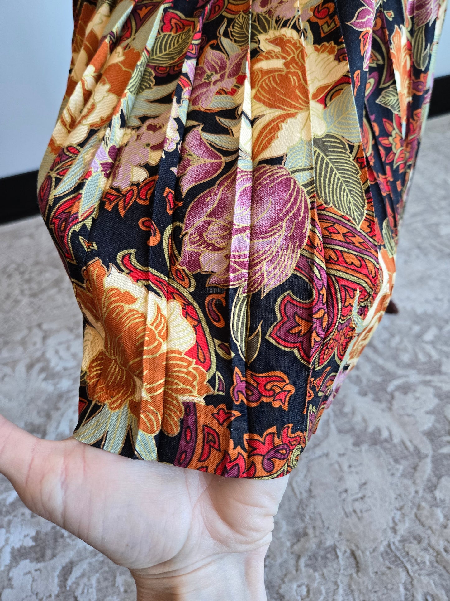 Melrose Vintage 90s Rayon Skirt - S/M/L