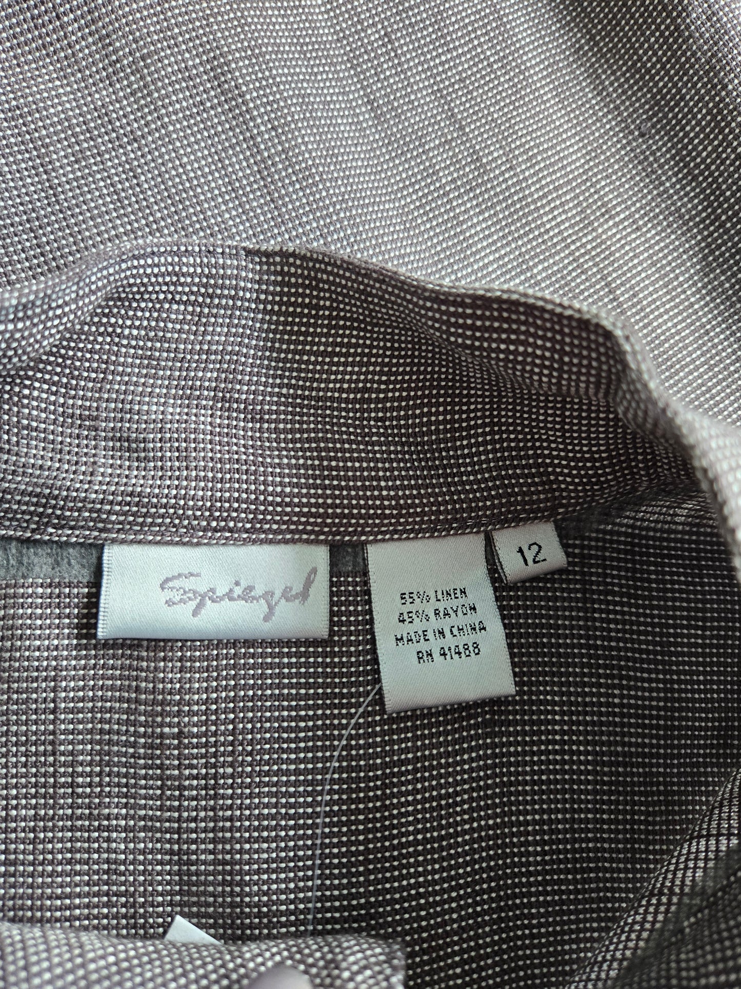 Spiegel Linen Blend Top - Large