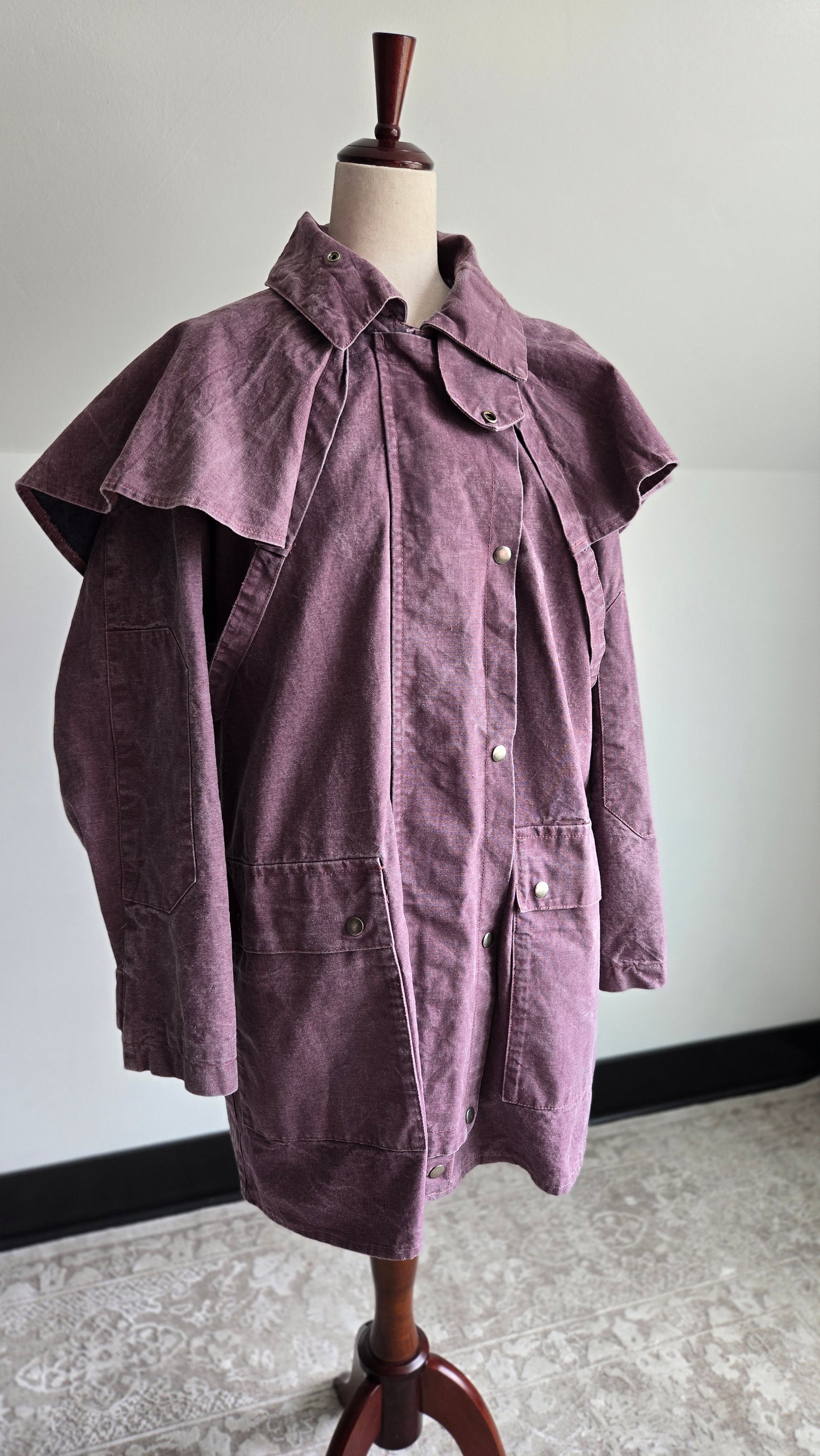 Australian Stock Saddle Co Town and Country Vintage Cotton Ranch Barn Coat - L/XL