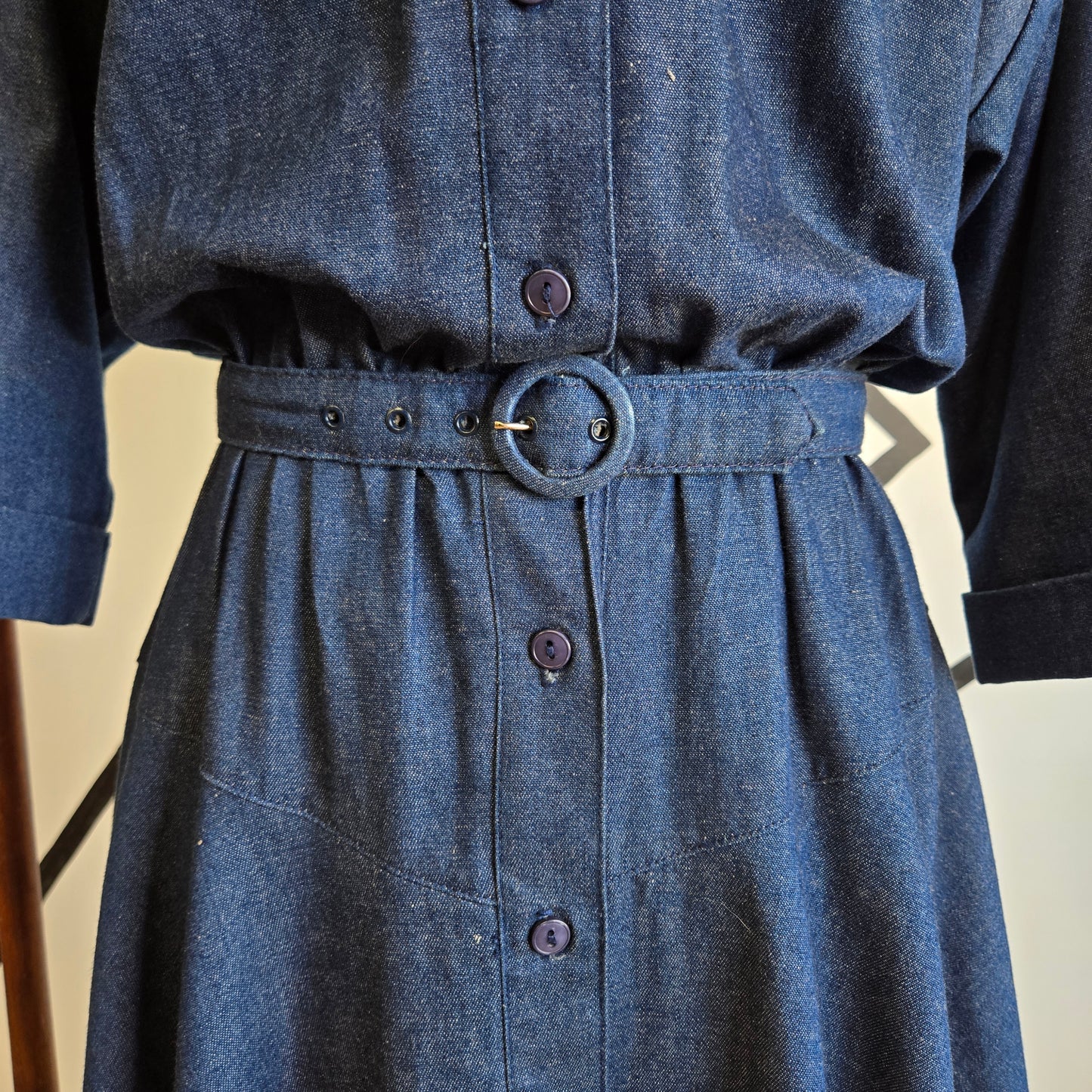 Willi of California Vintage Western Denim Dress - Size 12