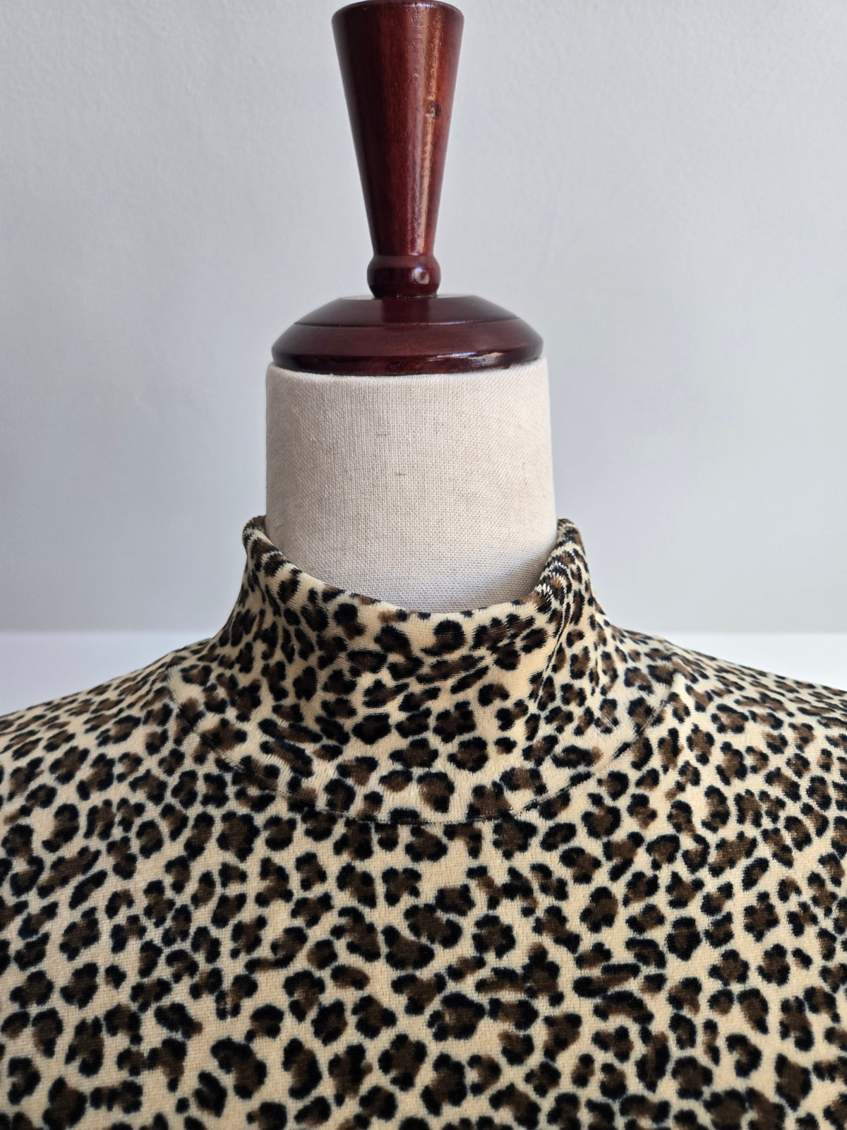 Vintage 90s Clio Leopard Dress - large