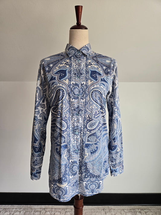 Etro Designer Paisley Made in Italy Top -