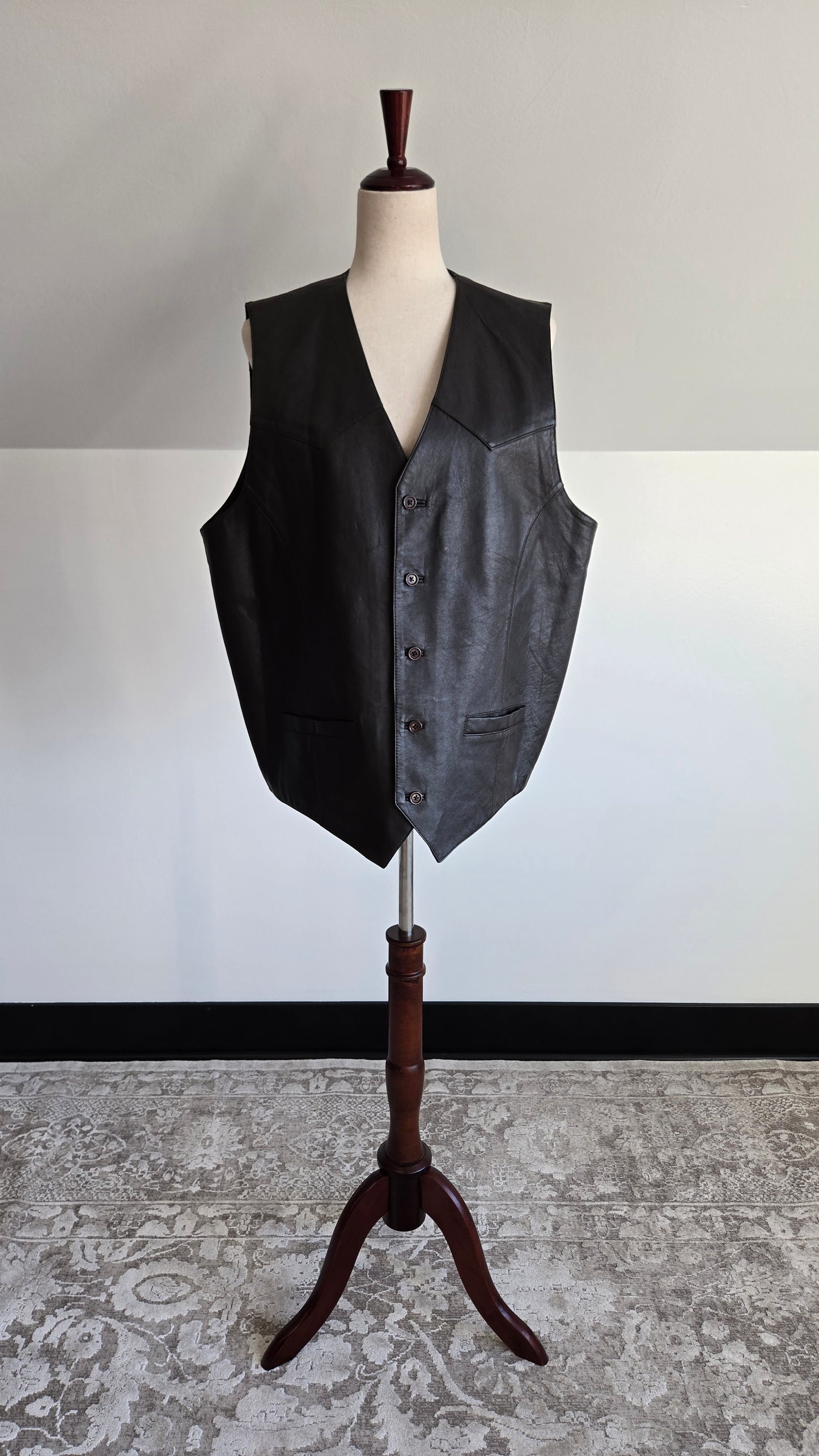 Cripple Creek Genuine Leather Western Vest - XL