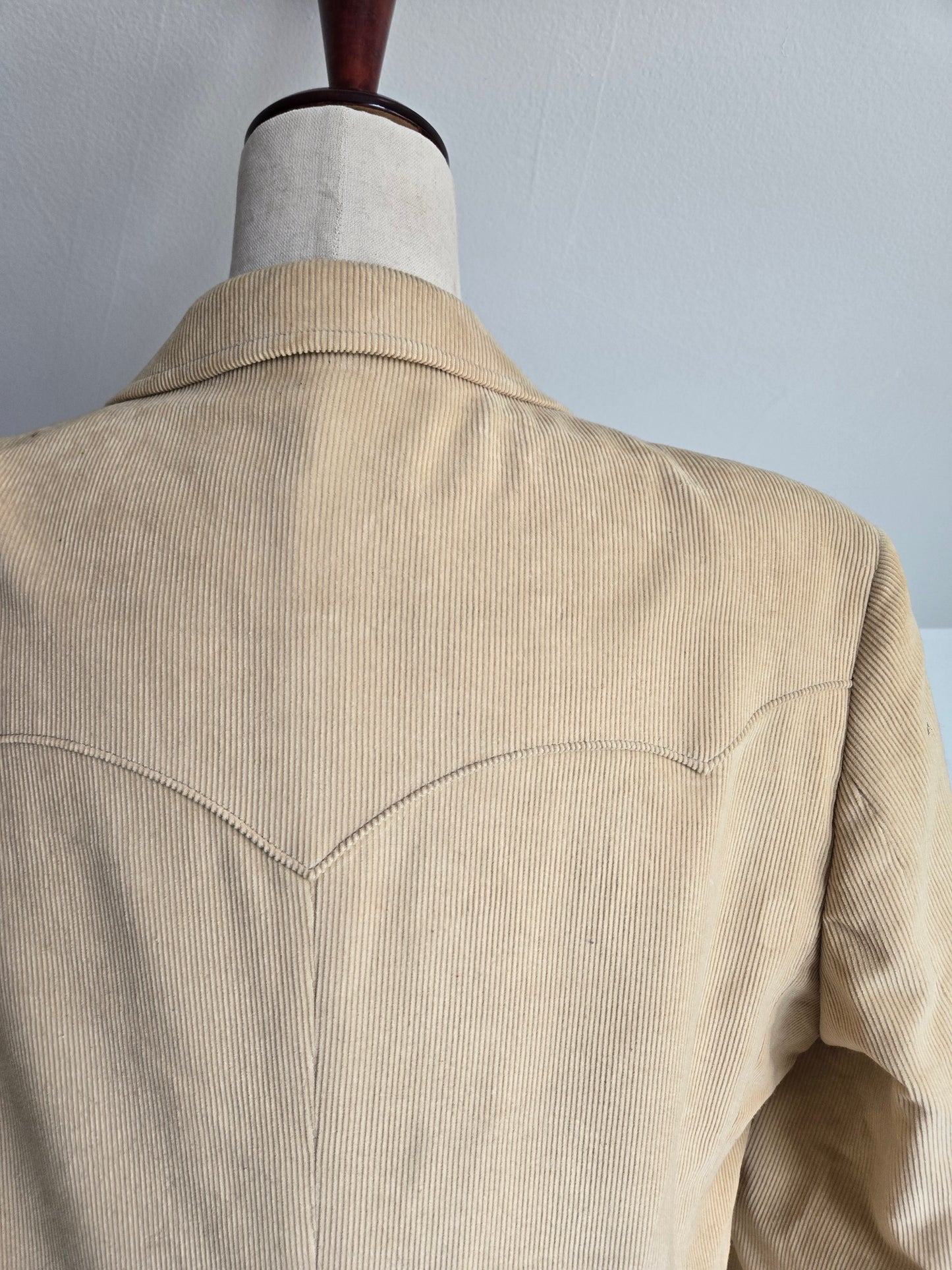 Brad Whitney Vintage Cotton Corduroy Western Blazer - L/XL