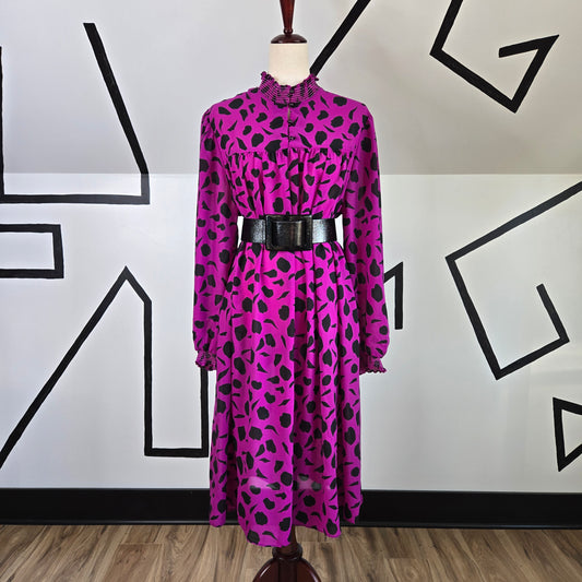 Addition Elle Vintage Union made in Canada Fuchsia Dress - XL