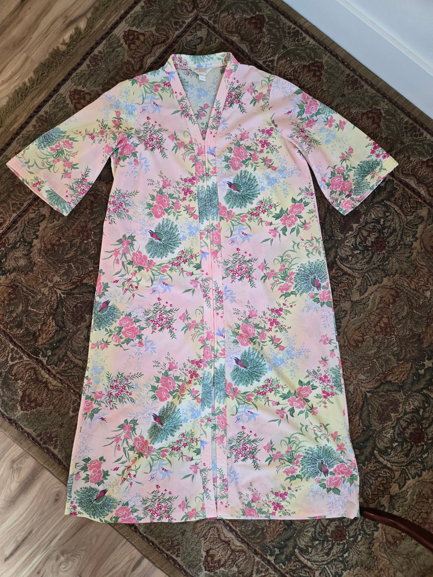 Sears Take Along 60s Union Made Zipper Front Housedress - 2XL