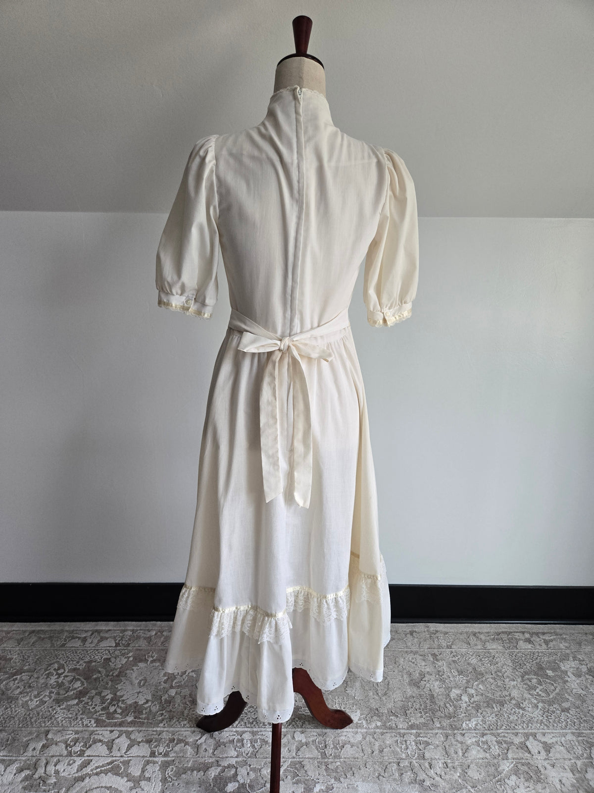 Vintage Gunne Sax by Jessica San Fransisco Cotton Prairie Dress - S/M