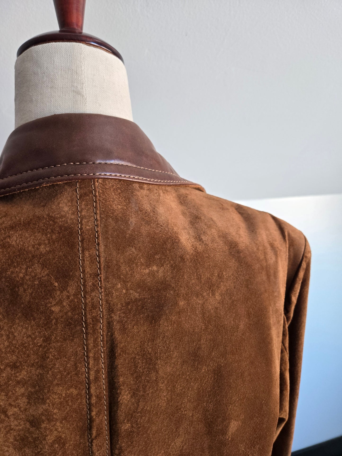 Lakeland Vintage Genuine Suede Leather Blazer - XL