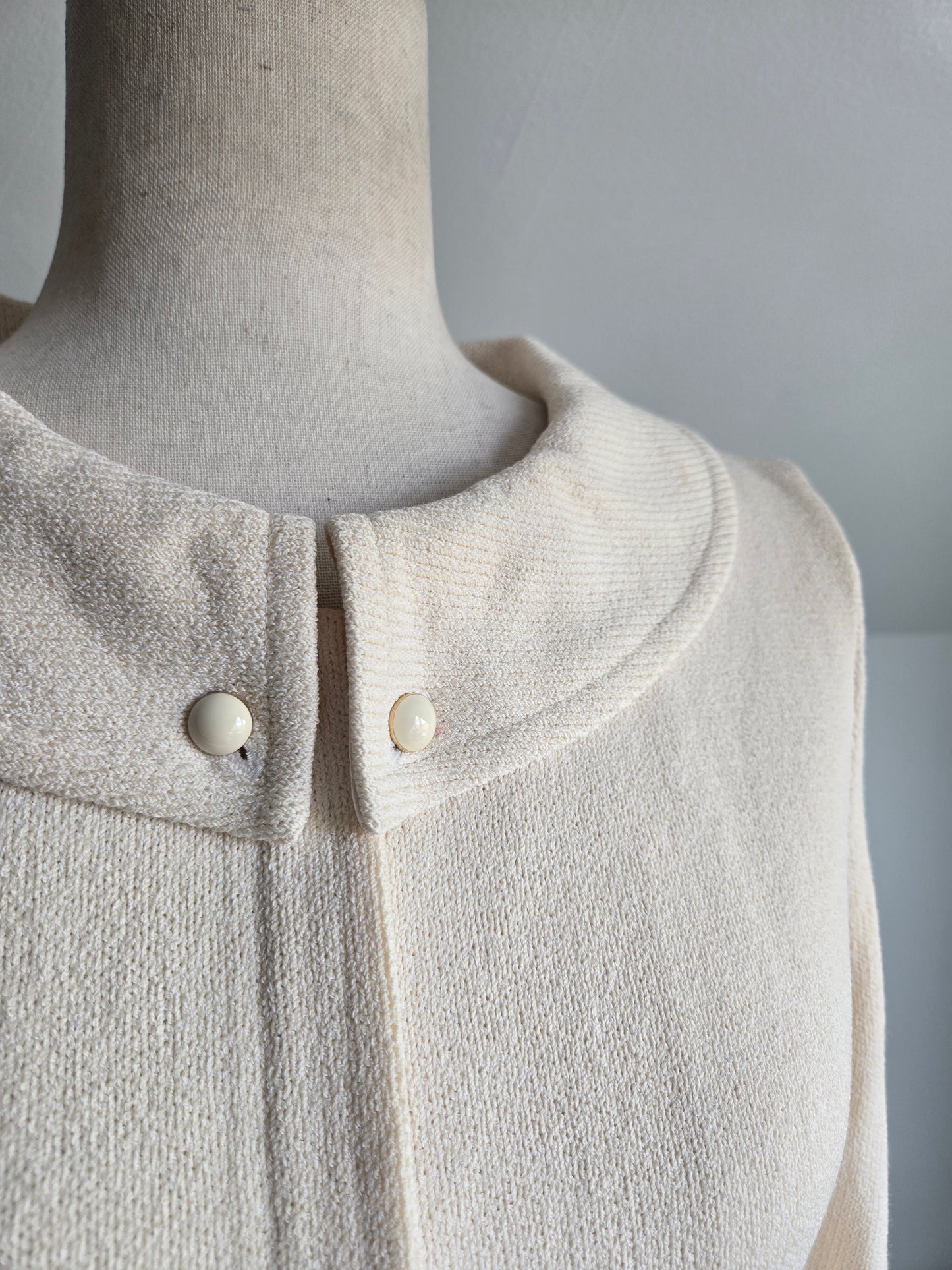 St John Knit Jacket in Ivory - XS/S/M