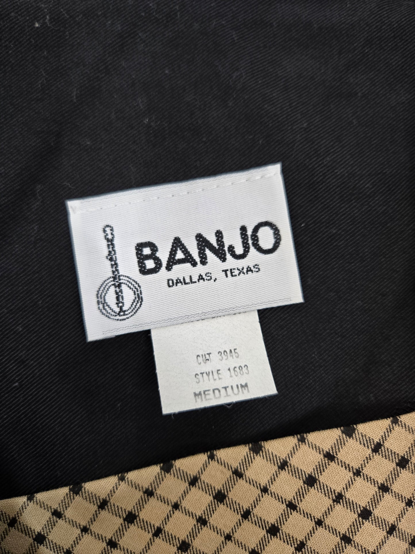 Banjo Vintage Western Button Down - medium