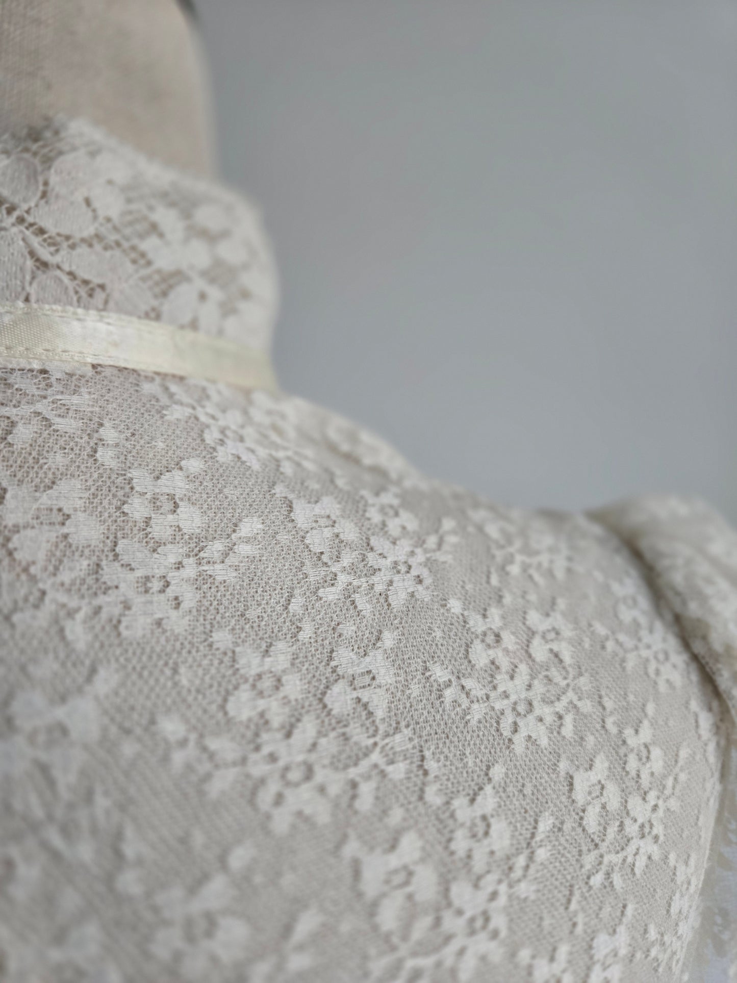 Gunne Sax Vintage Fully Shear Lace Dress - Medium