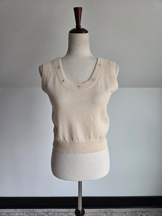 Vintage St John Knit Crop Tank - XS/S/M/L