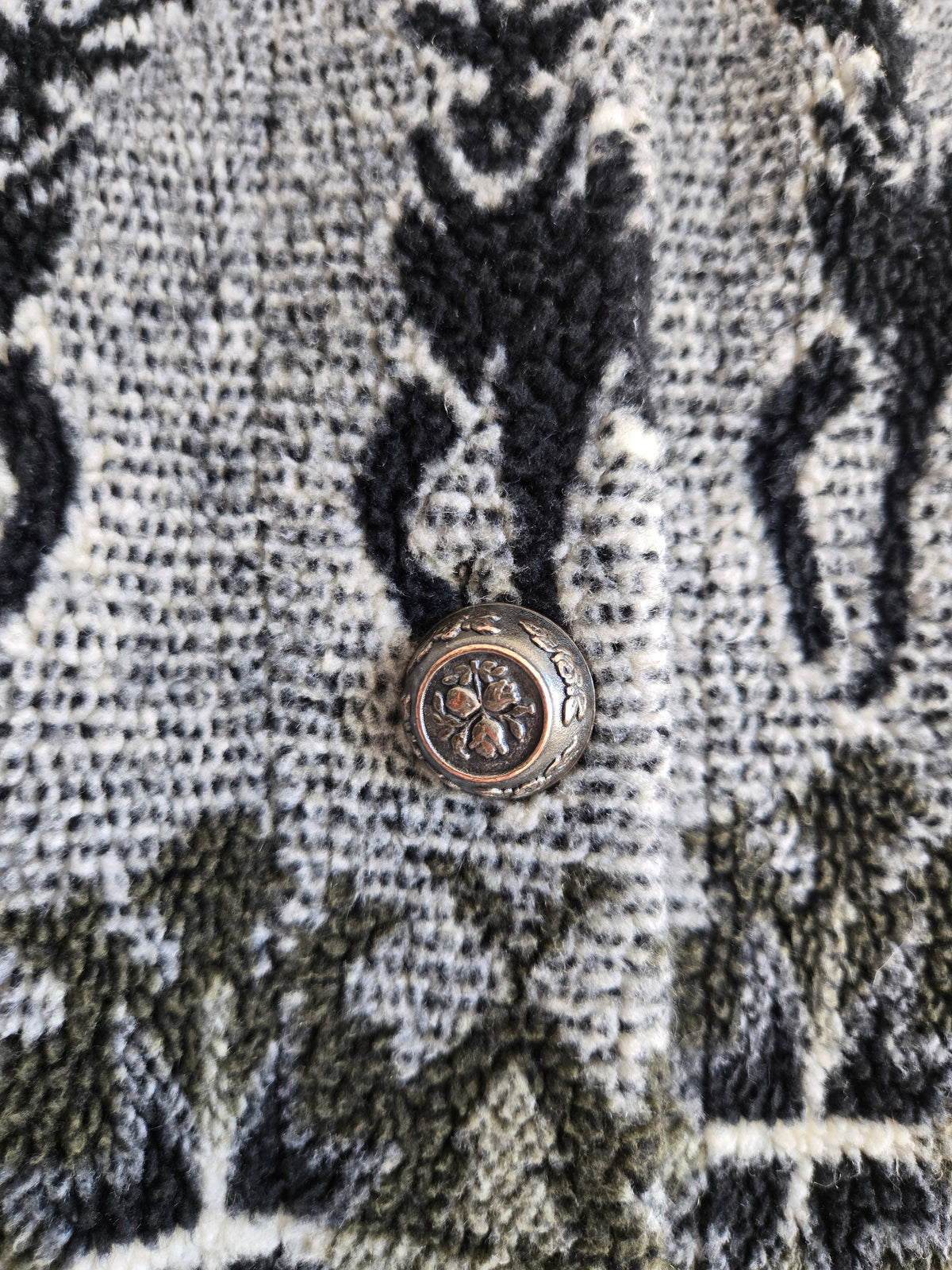County Clothing Co Deer Fleece Jacket - medium