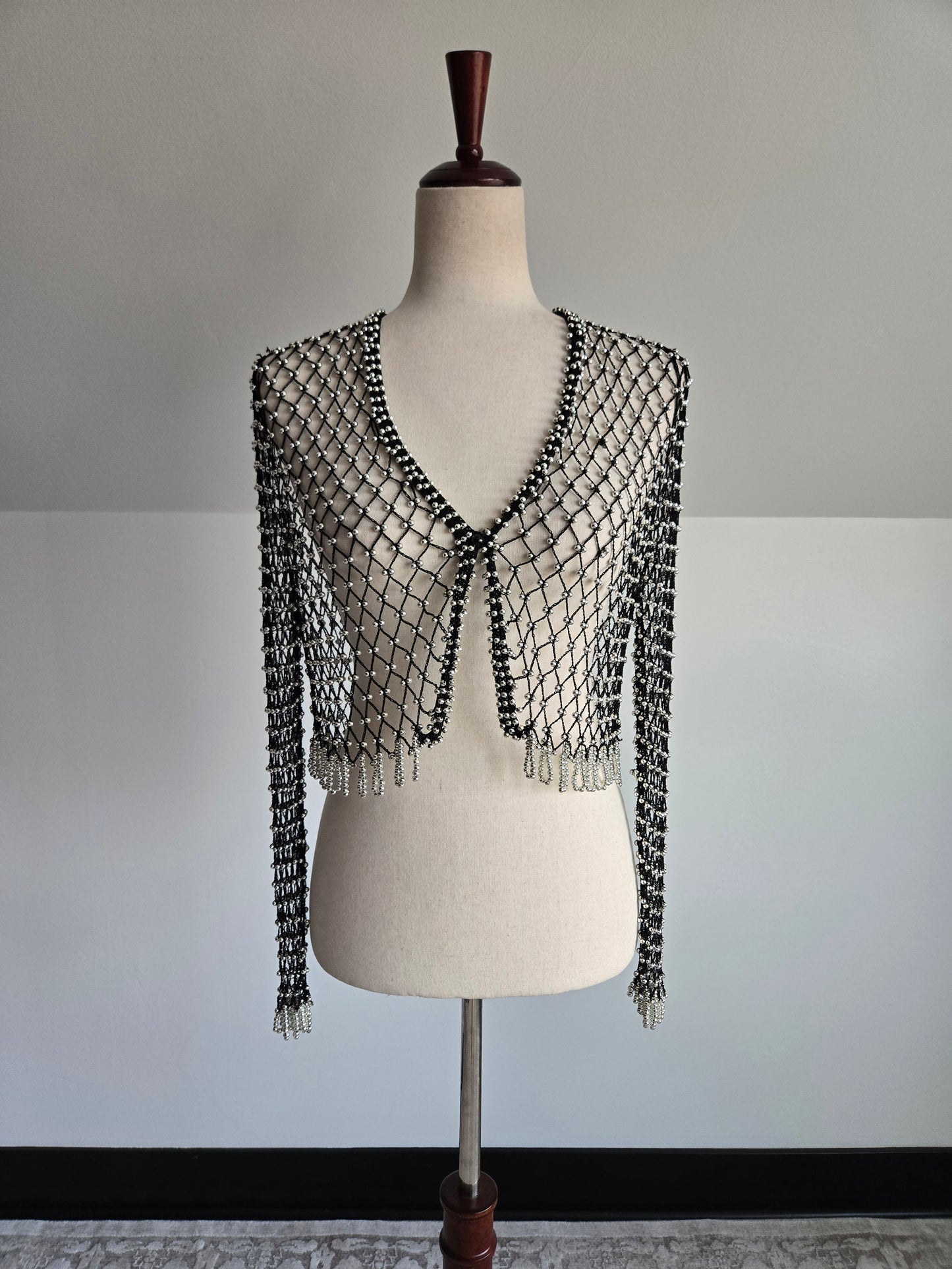 Vintage Beaded Bolero - XS/S