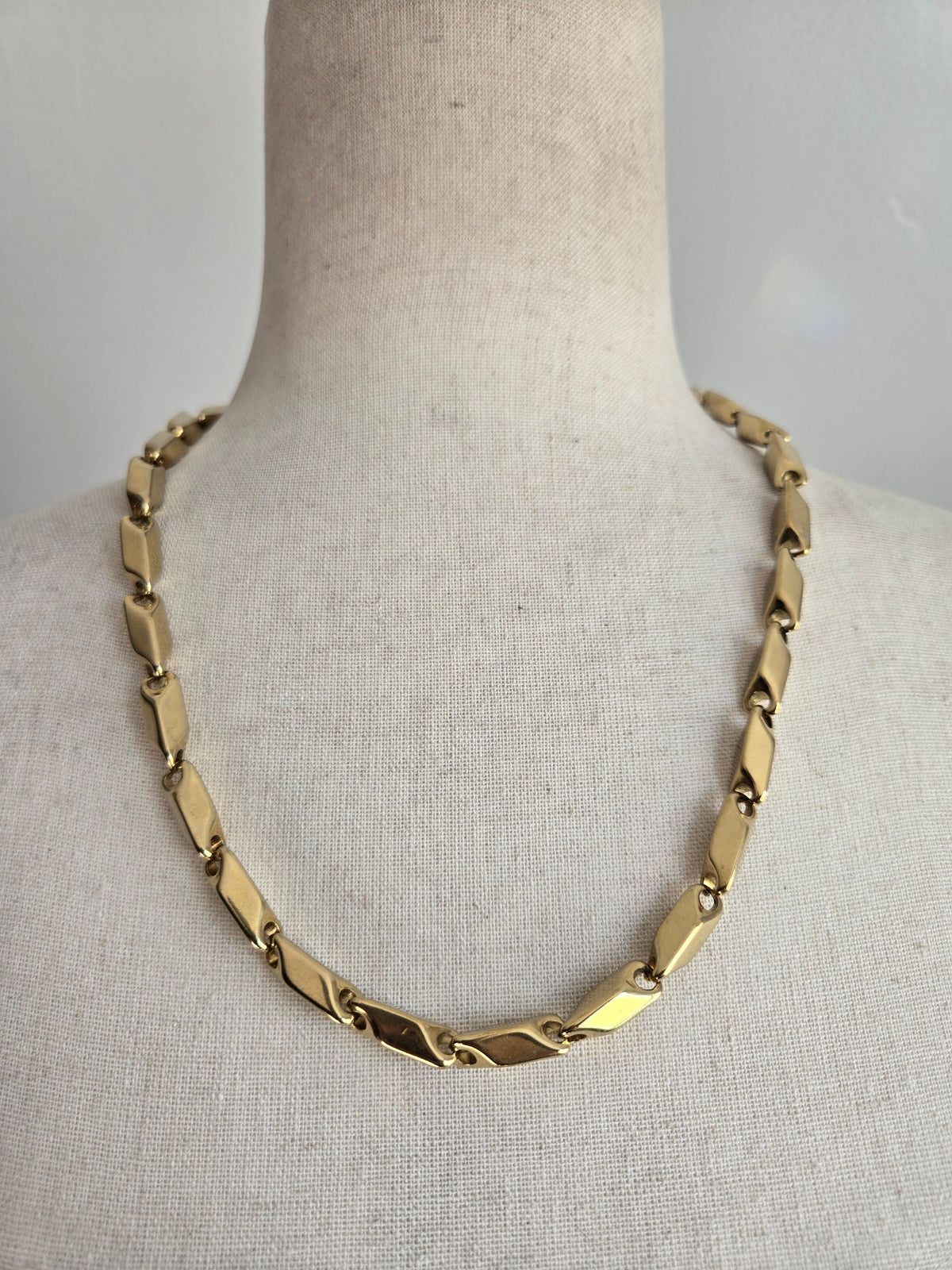 Heavy Solid Brass Linked Chain