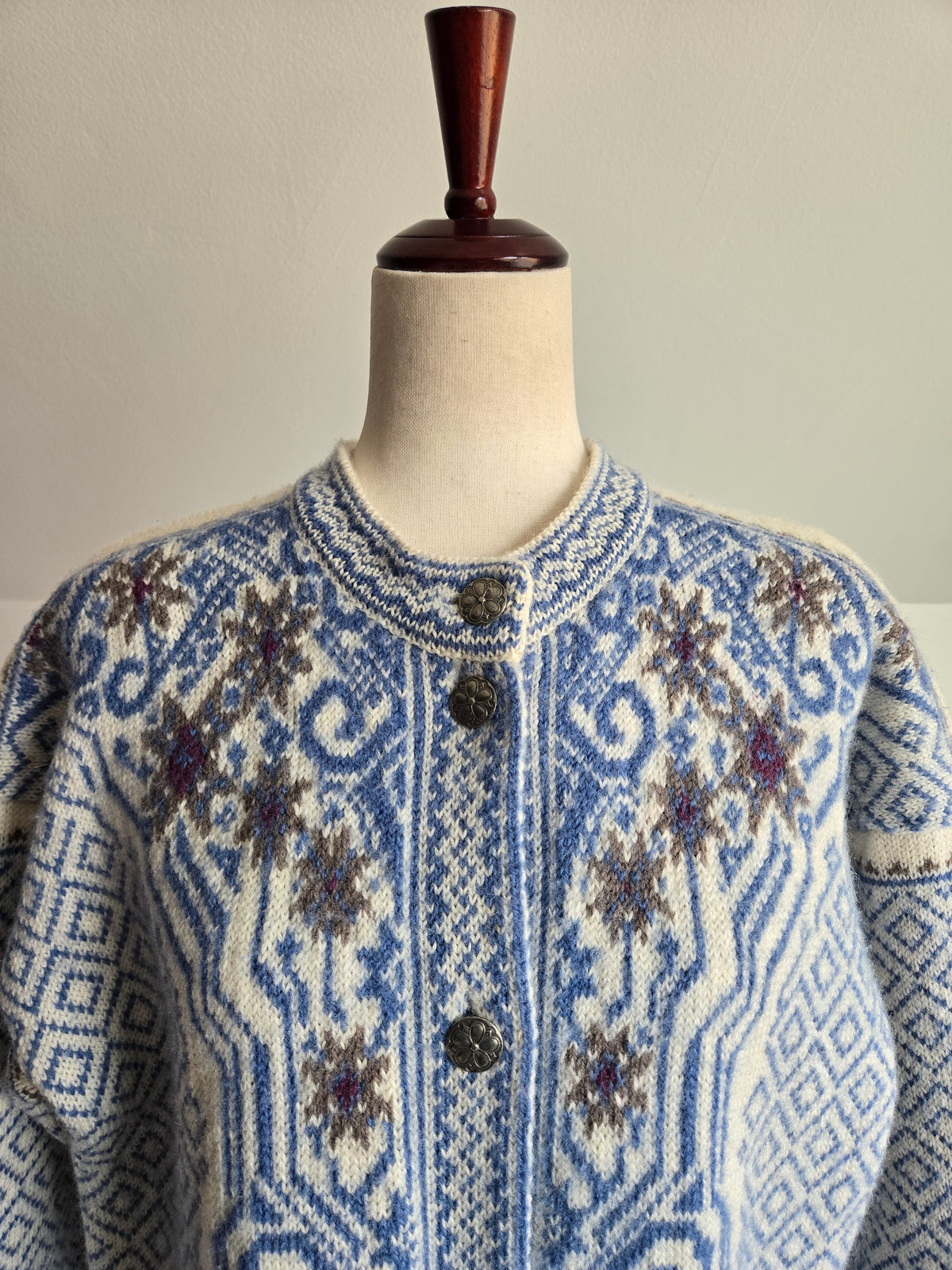 Norlender Norweigan Wool Vintage Cardigan - M/L