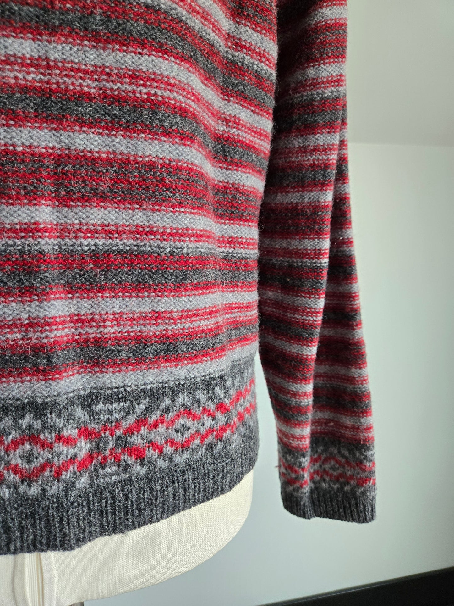 Woolrich Wool Horse Knit Cardigan Made in Japan - S/M