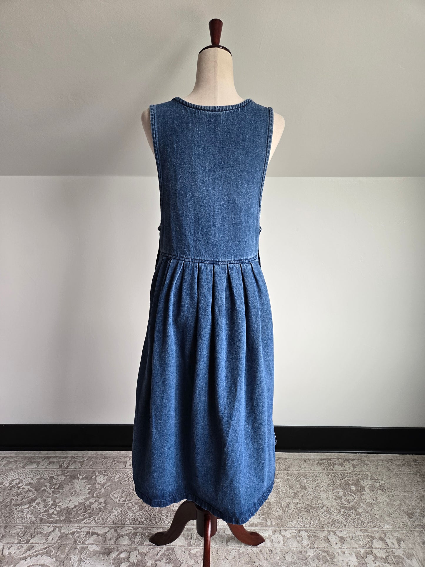 Pierre Cardin Vintage Denim Jumper Dress - M/L