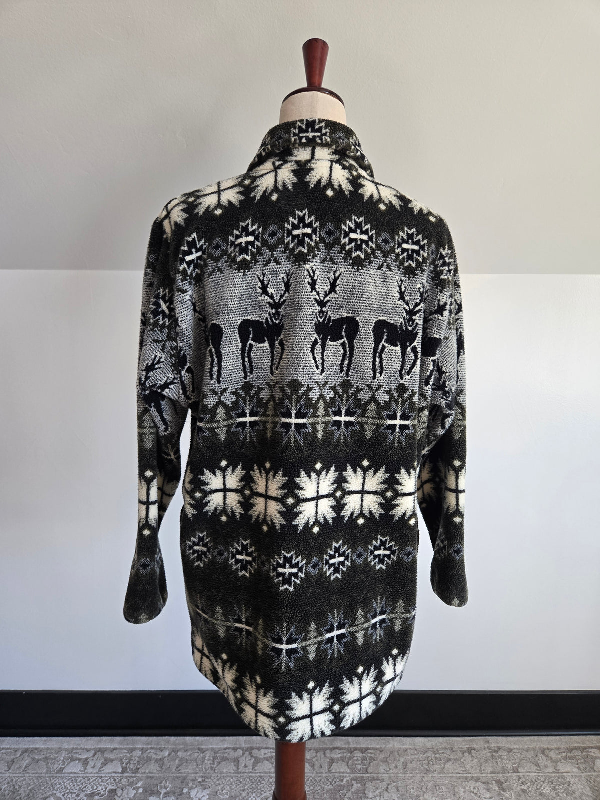 County Clothing Co Deer Fleece Jacket - medium