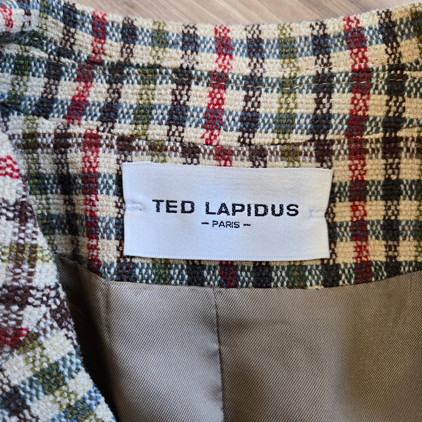 Authentic Ted Lapidus Paris Vintage 80s Made in Italy Blazer - medium