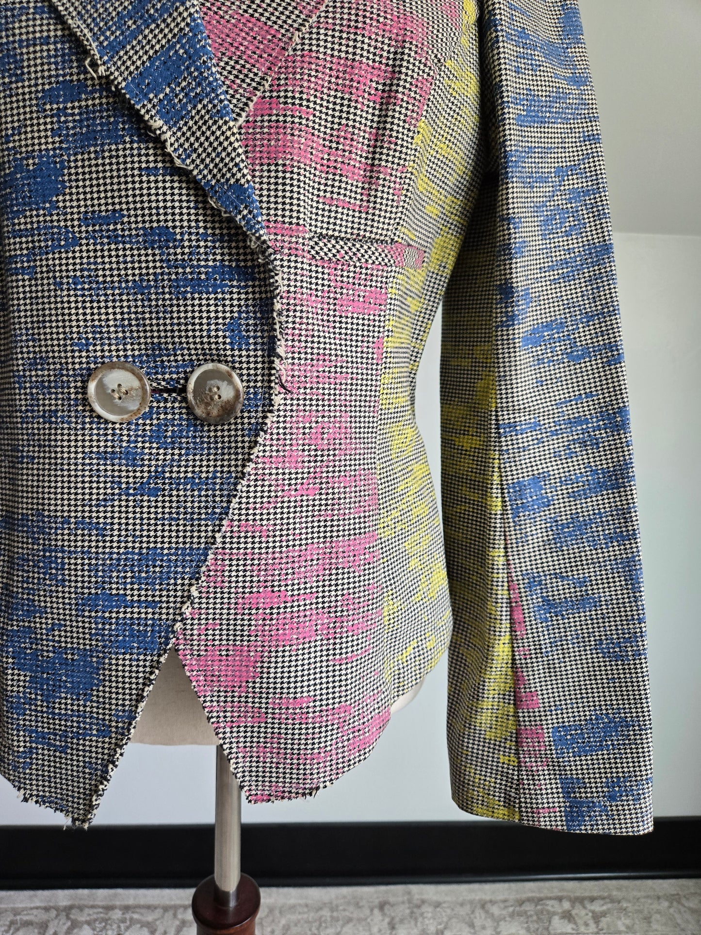 Coromo Japanese Avant Garde Asymmetrical Cotton Blazer - Medium