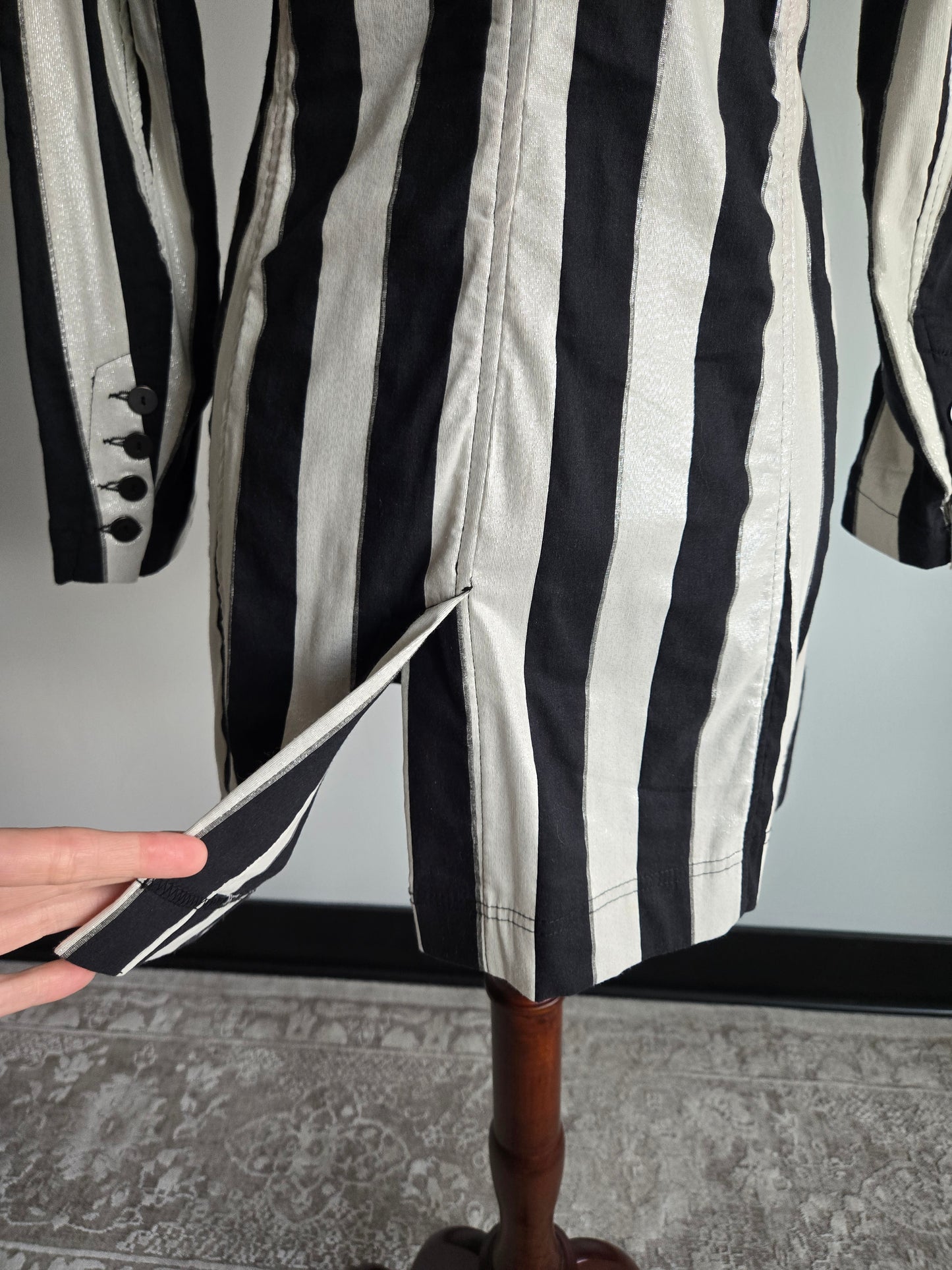 Bitte Kai Rand 1981 Stripe Long Blazer Made in Turkey - Medium