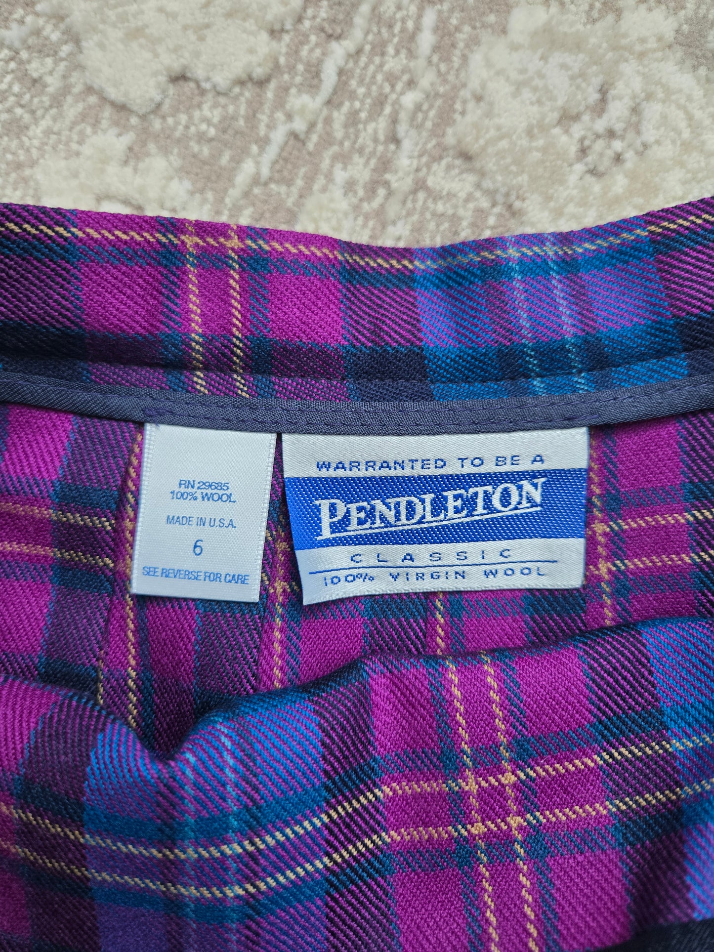 Pendleton Vintage Wool Two Piece Set -