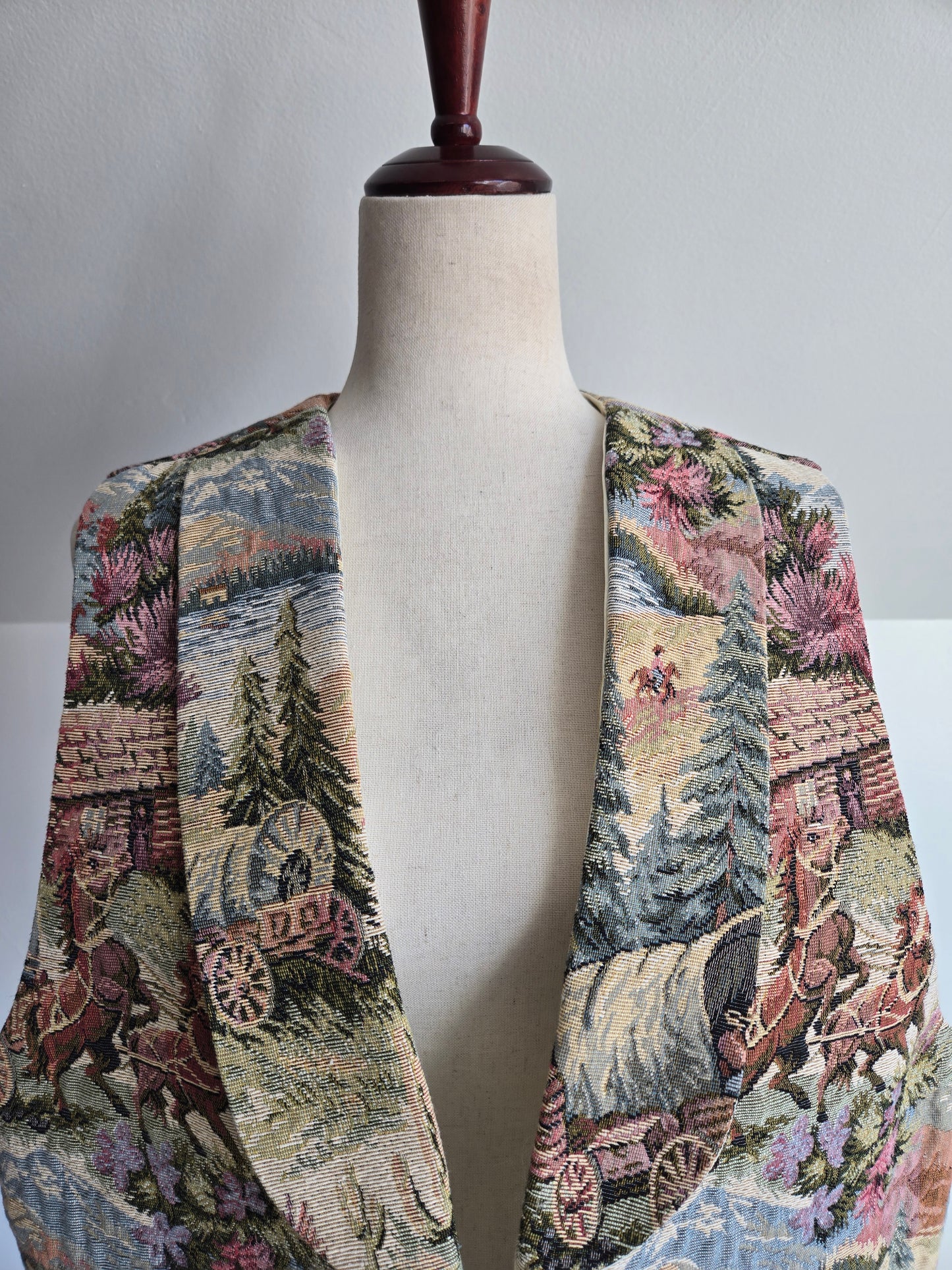 Dion Western Tapestry Vest - XL/2XL