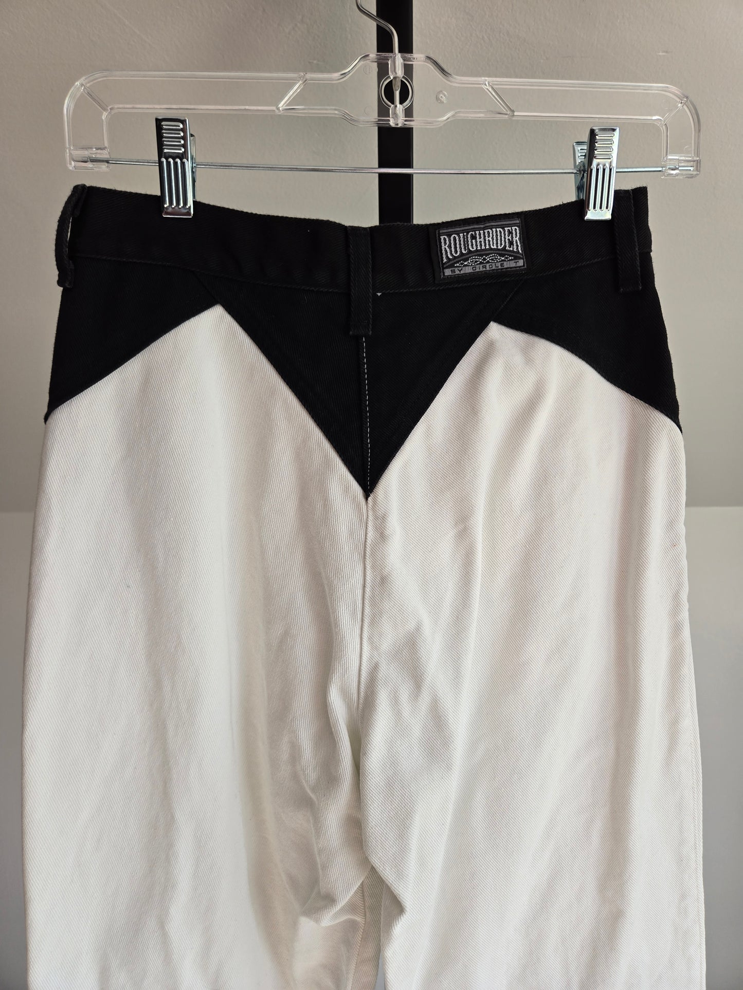 Roughrider by Circle T Vintage Black and White Jeans - W26-27"