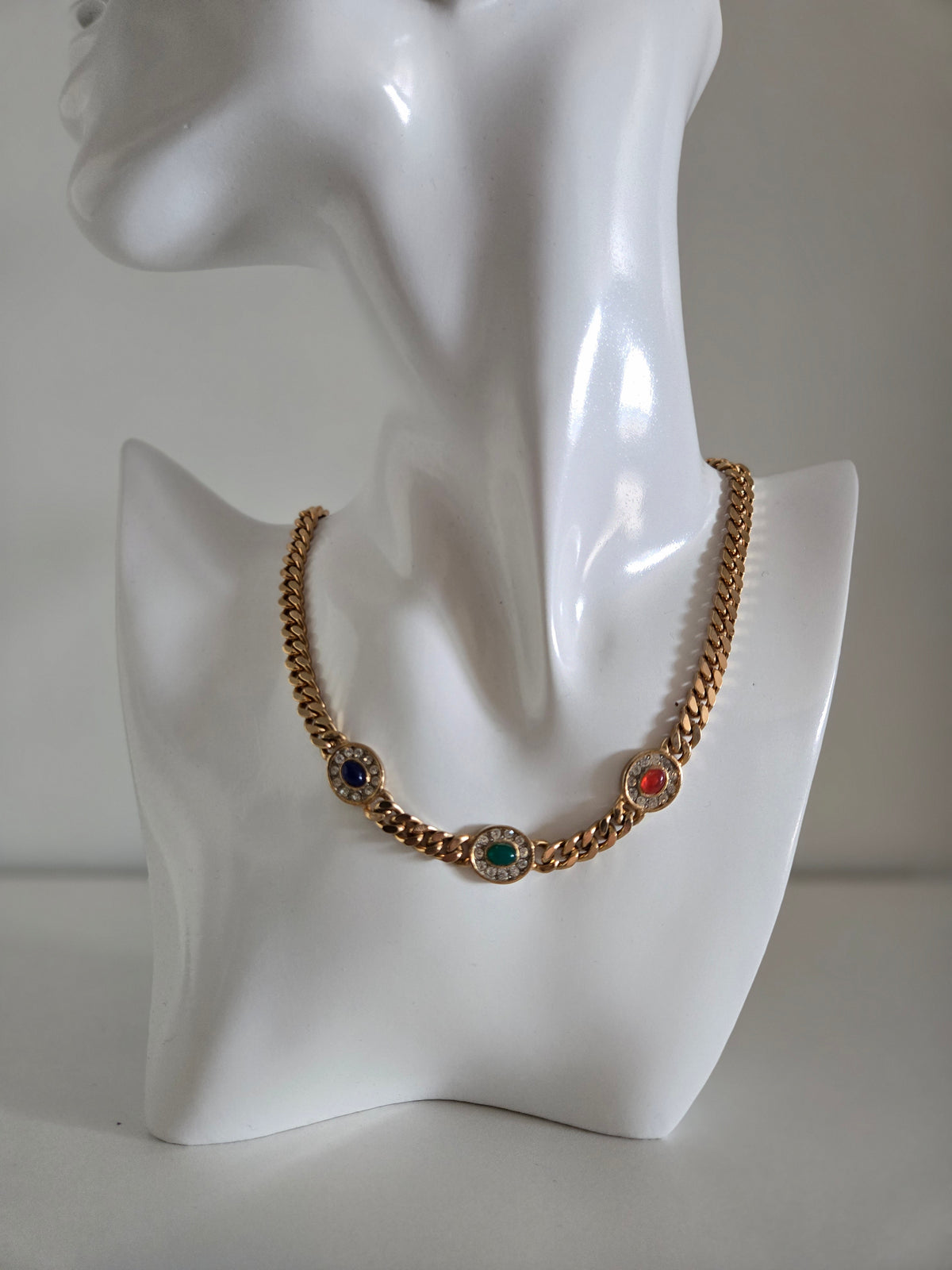 Vintage Multi Colored Cab Choker