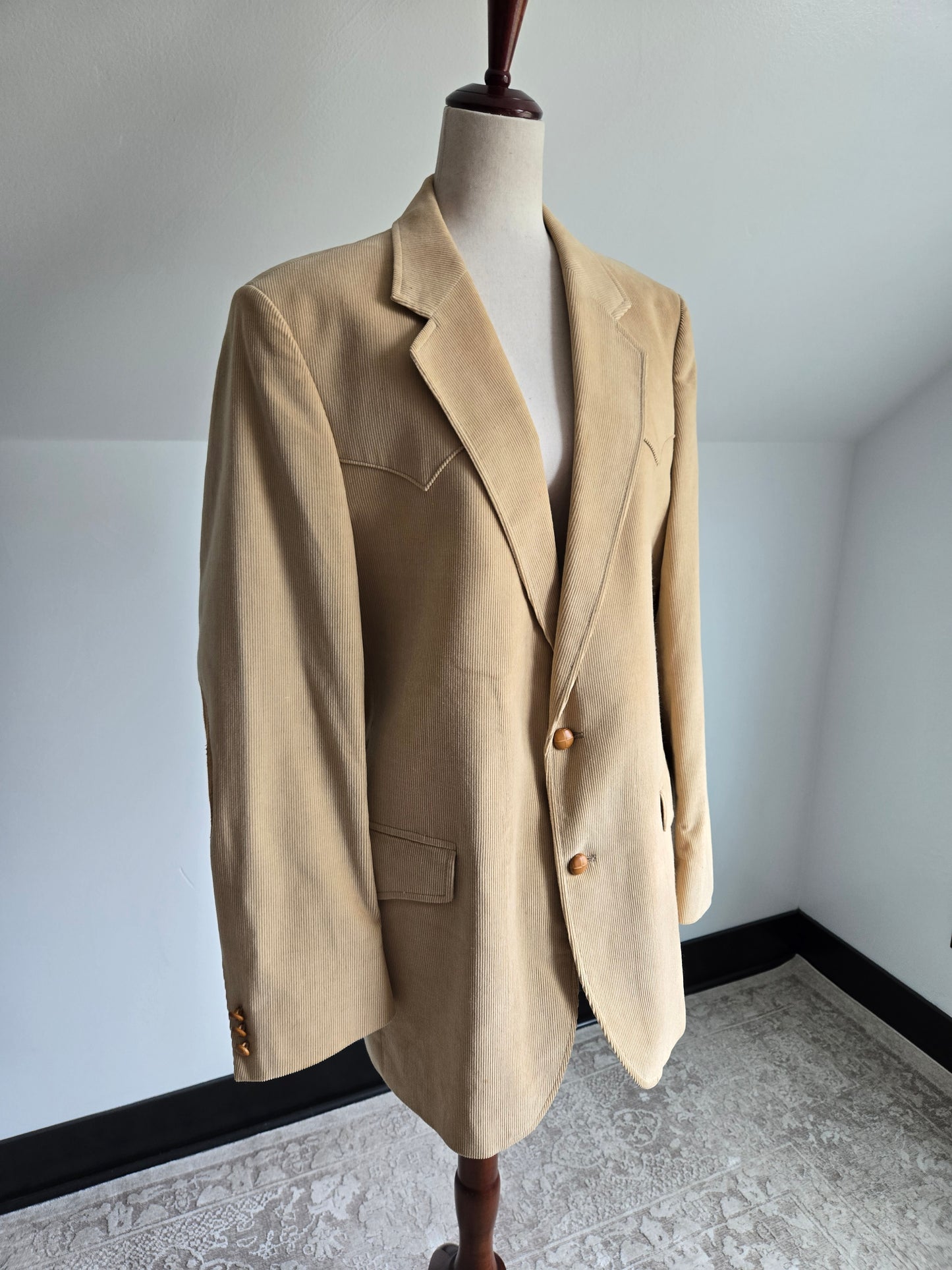 Brad Whitney Vintage Cotton Corduroy Western Blazer - L/XL