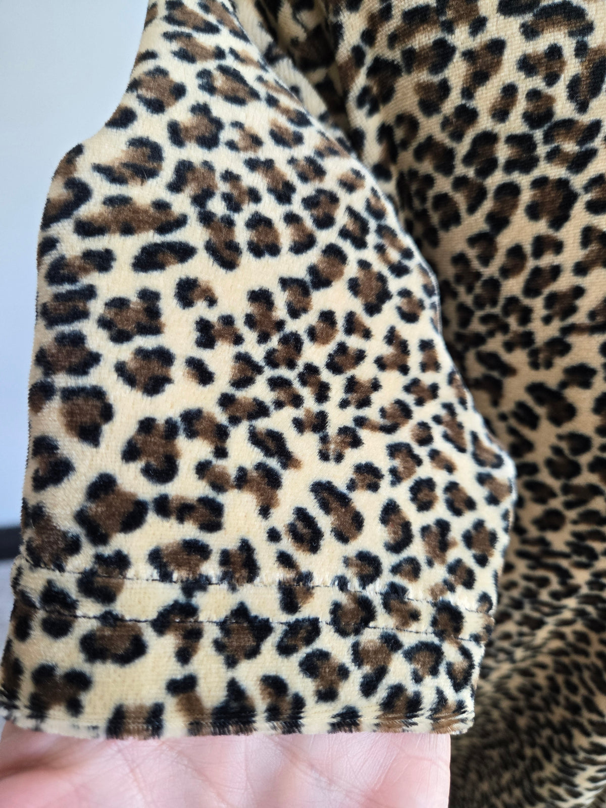 Vintage 90s Clio Leopard Dress - large