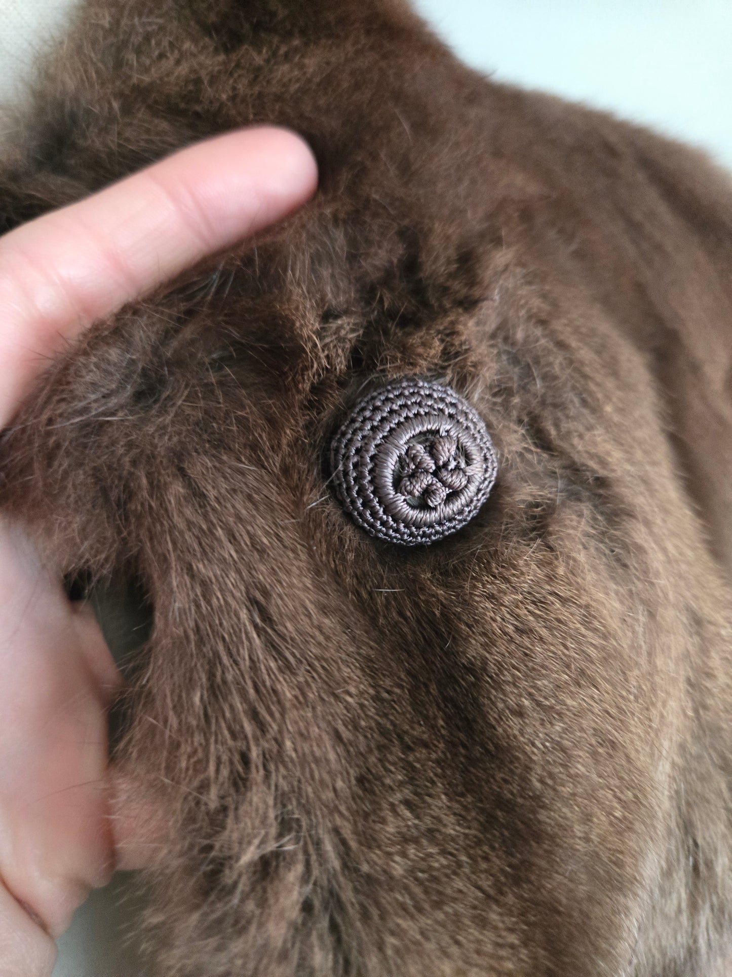 Vintage 50s Genuine Sable Fur Custom Made Coat - M/L