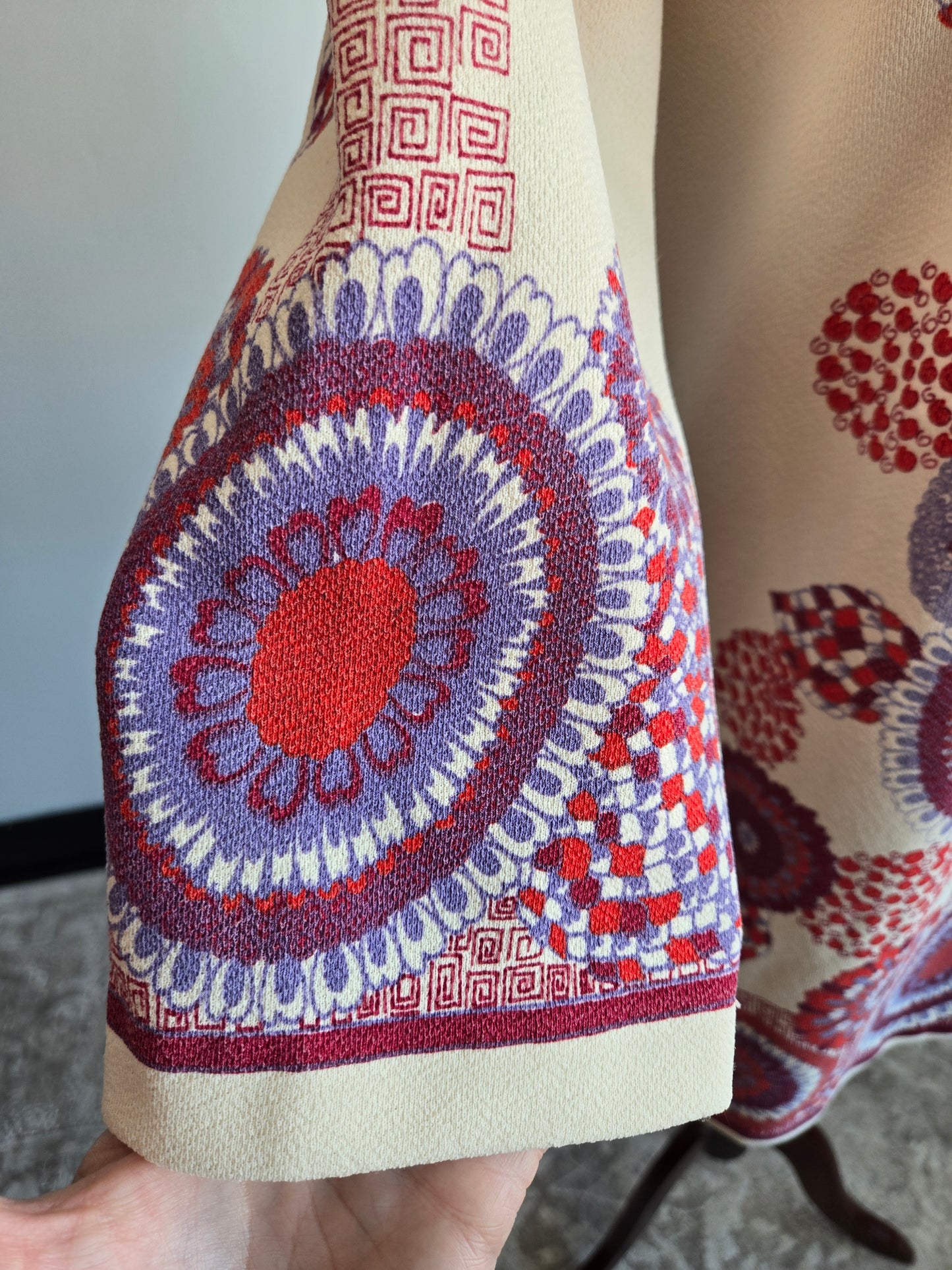 Town & Country Fashions Vintage 60s Novelty Print Shift Mini Dress - S/M