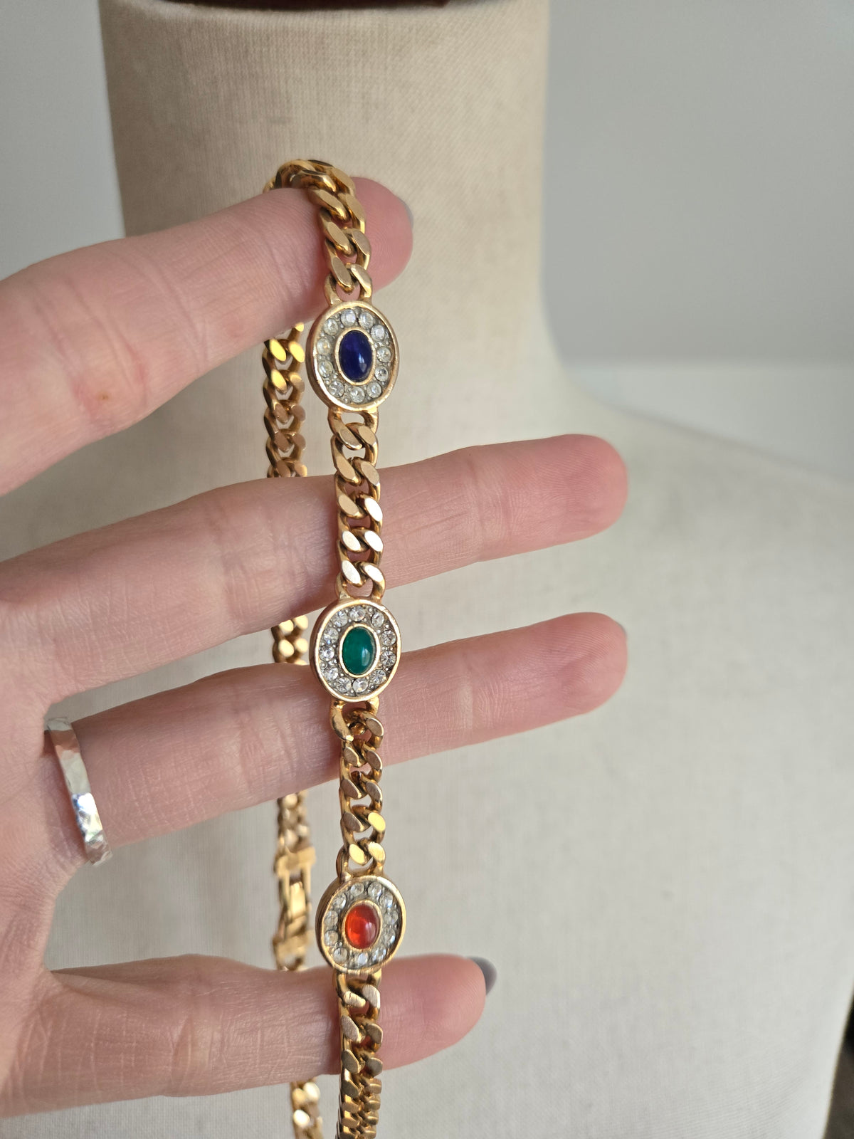 Vintage Multi Colored Cab Choker
