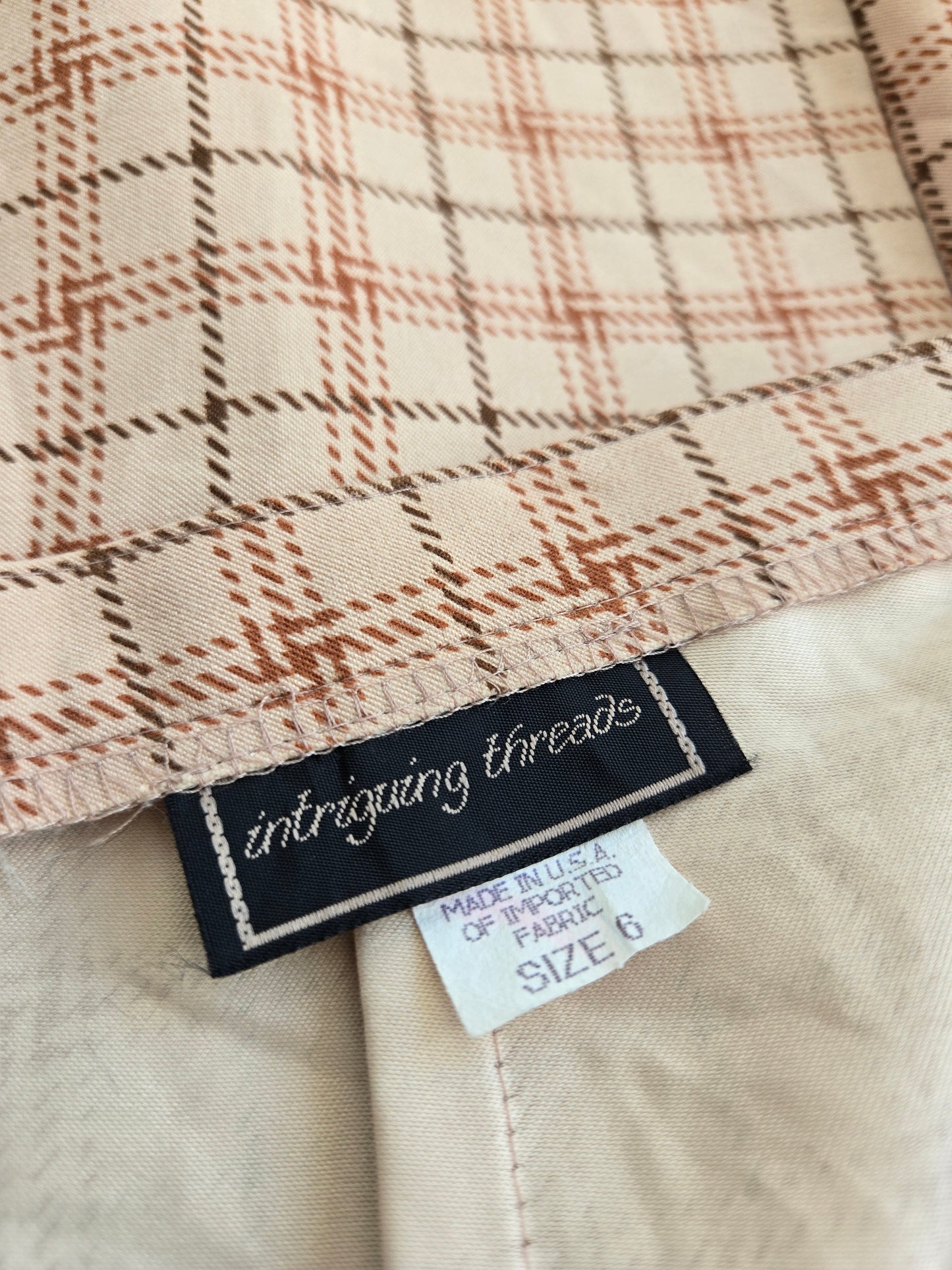 Vintage 90s Intriguing Threads Equestrian Horse Maxi Skirt - W29"