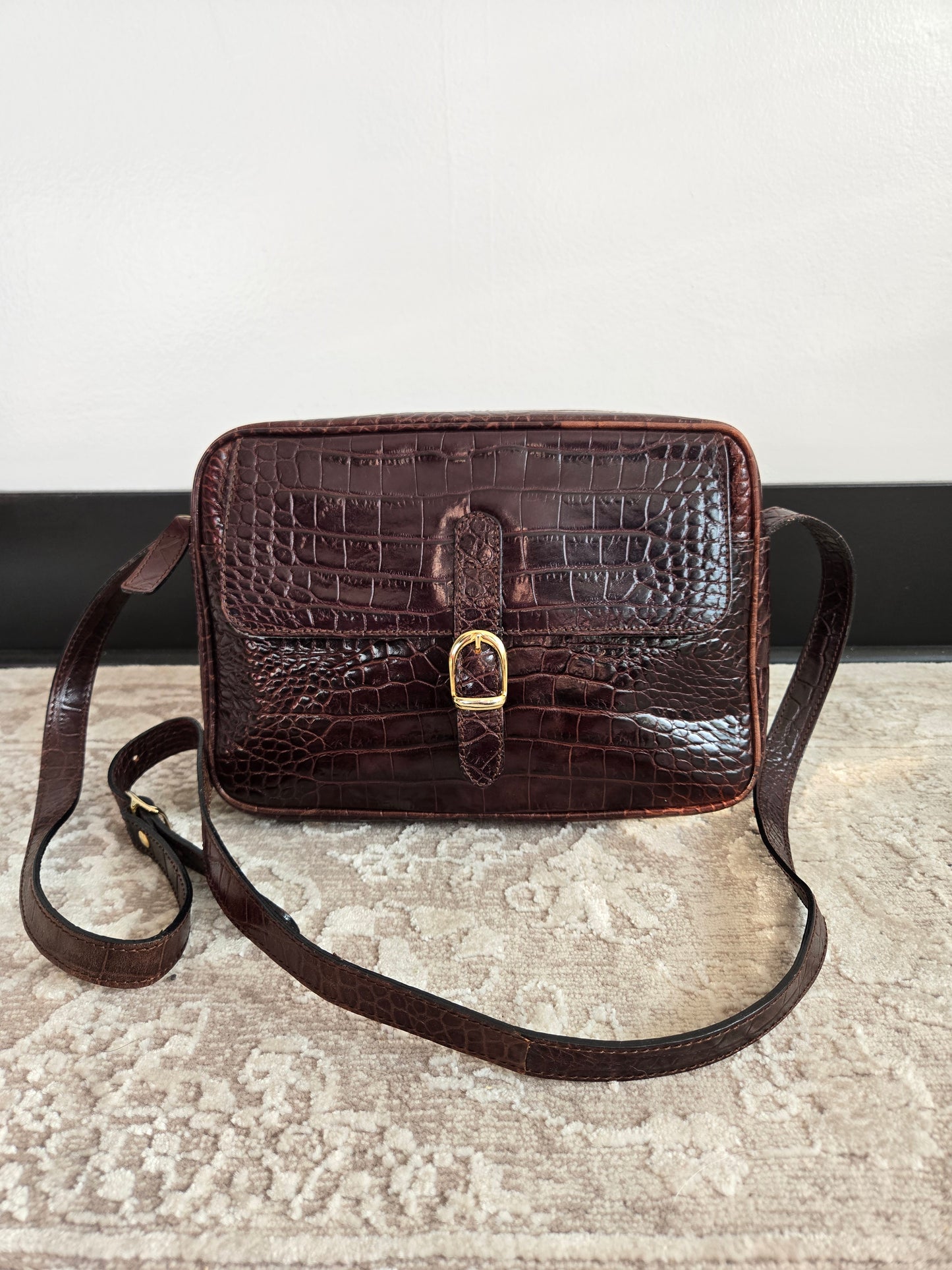 Vintage Italian Leather Crossbody