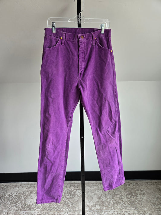 Vintage Purple Wrangler Jeans  - W30-31"