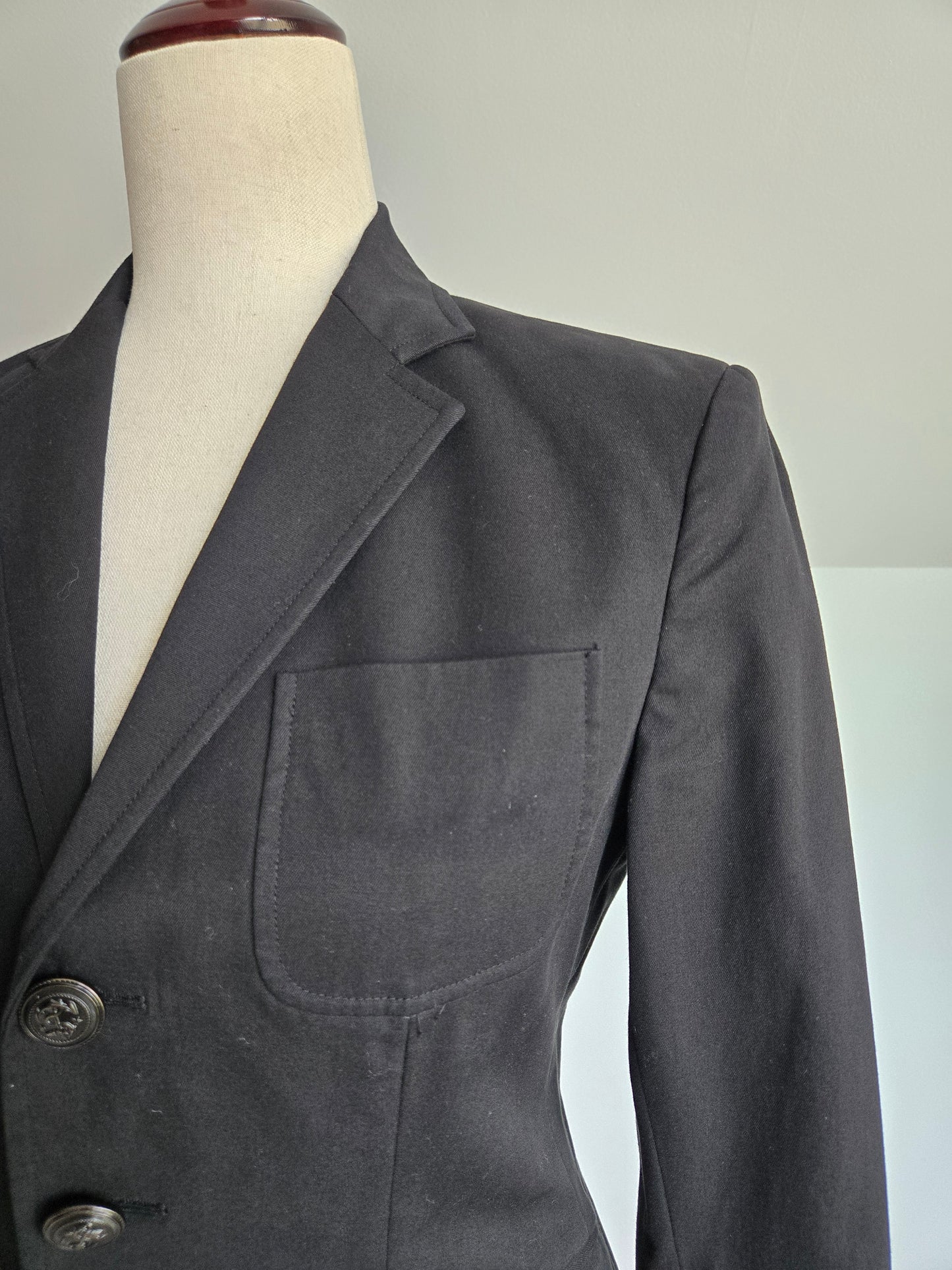 Vintage Y2K Ralph Lauren Black Blazer - Tagged 4