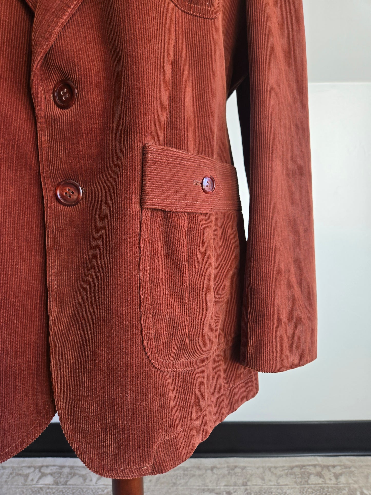 Scotts Grey Ltd. Vintage Corduroy Equestrian Blazer -