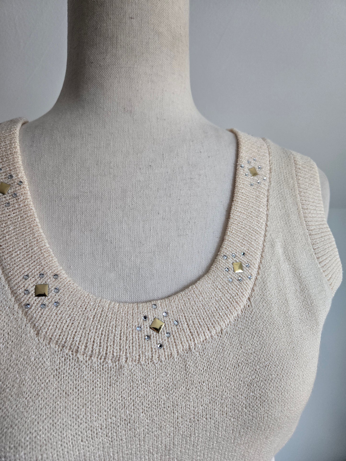 Vintage St John Knit Crop Tank - XS/S/M/L