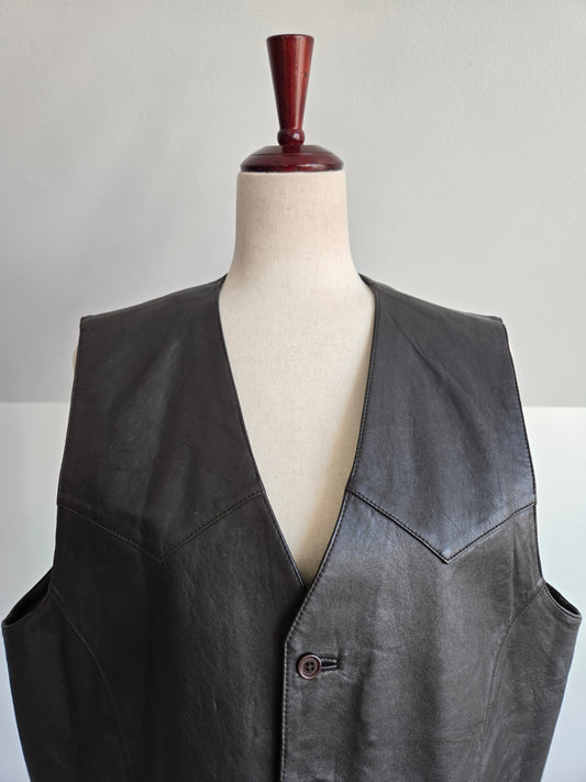 Cripple Creek Genuine Leather Western Vest - XL