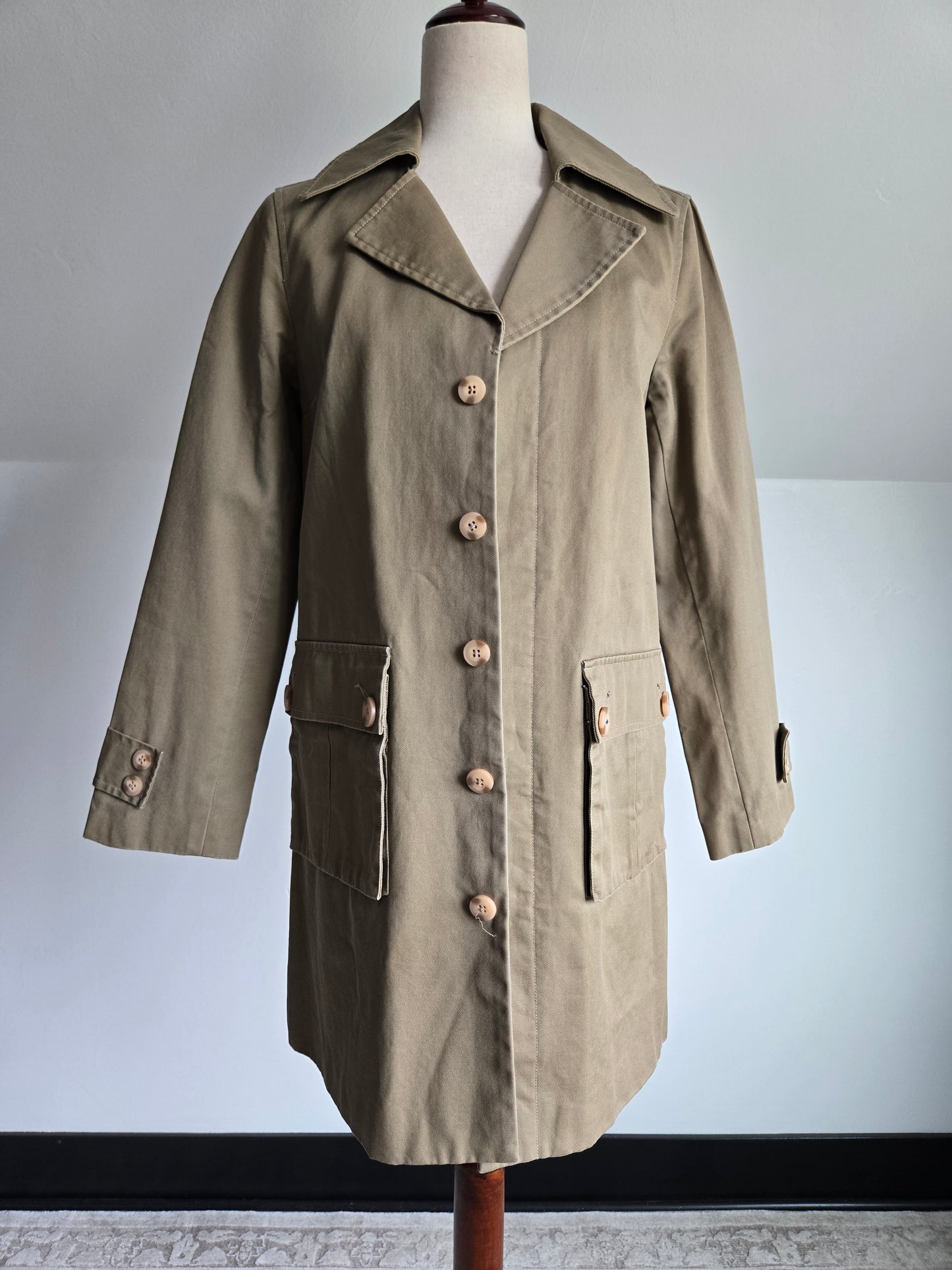 Weekend Workshop Cotton Tan Barn Coat - Small