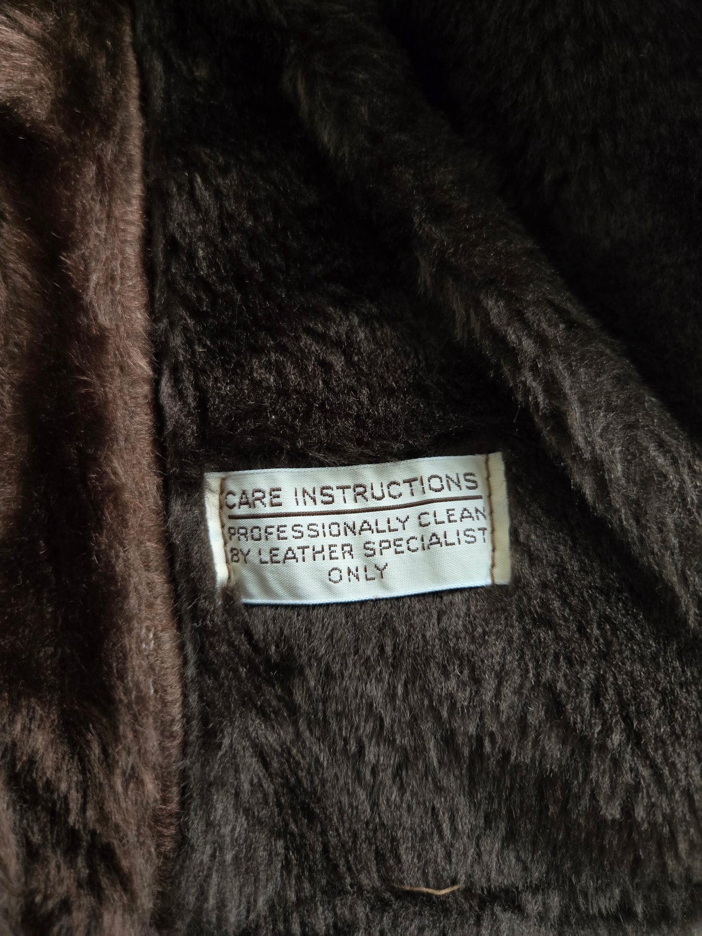 Vintage 1960s Deerskin Leather Shearling Lined Vest - M/L